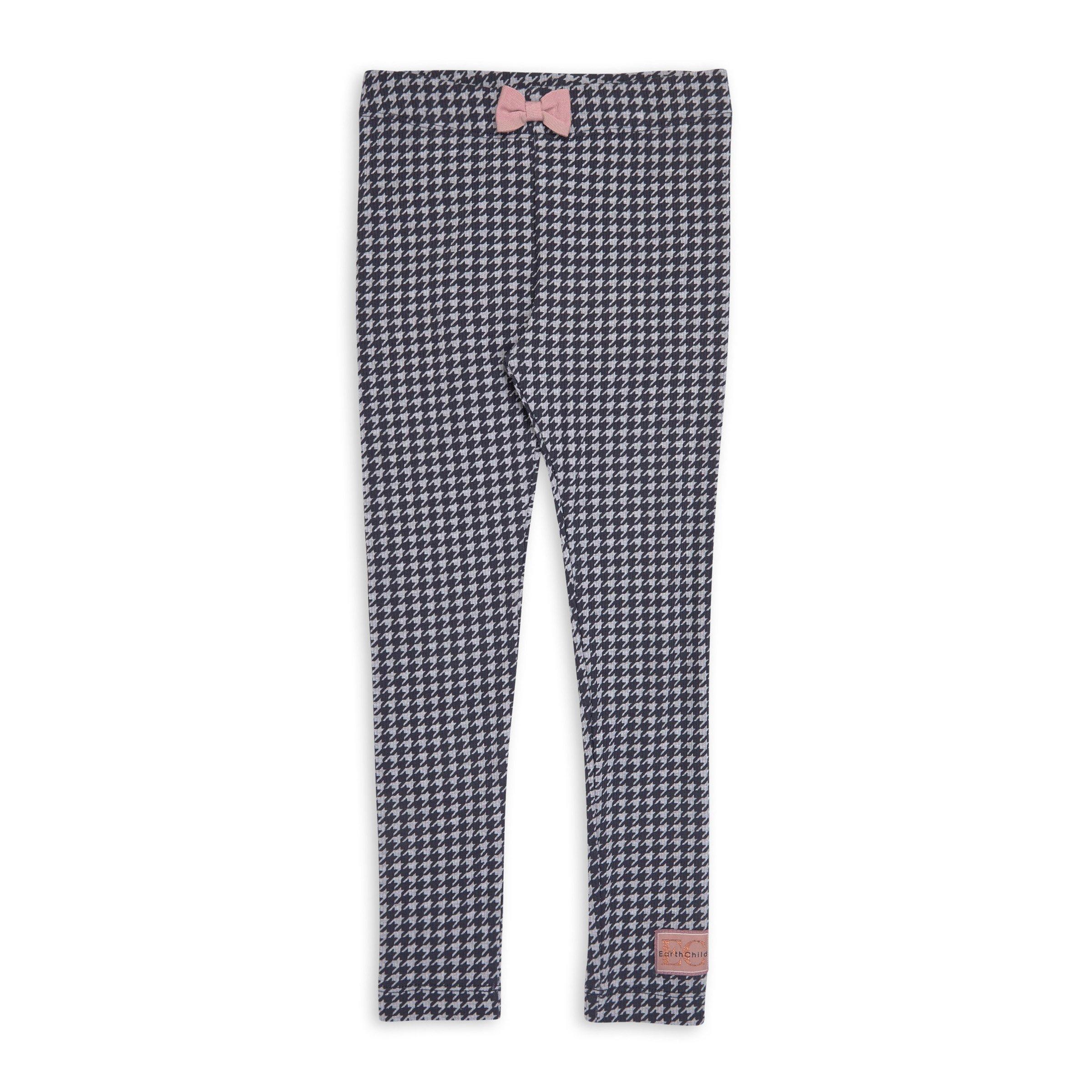 Kid Girls Blue Check Leggings (3144125) | Earthchild