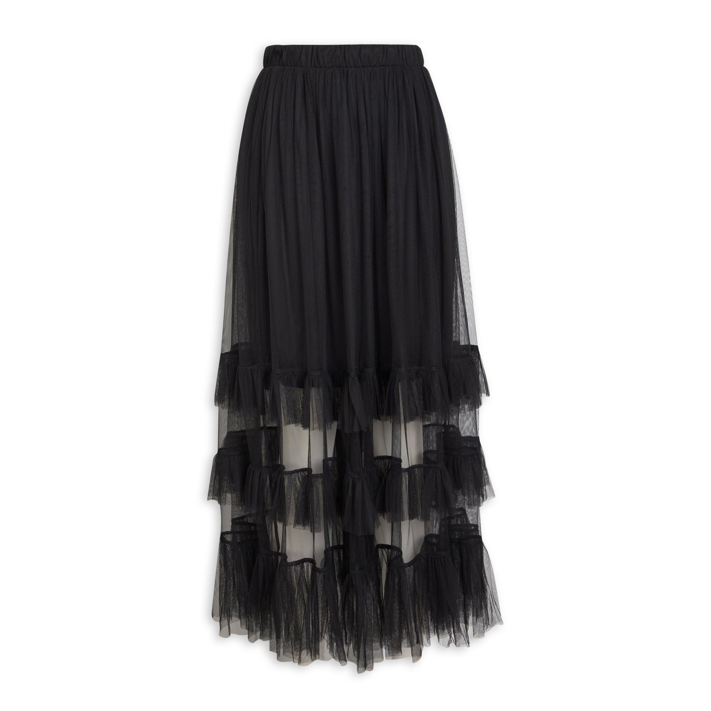 Black Tiered Skirt (3144329) | Inwear