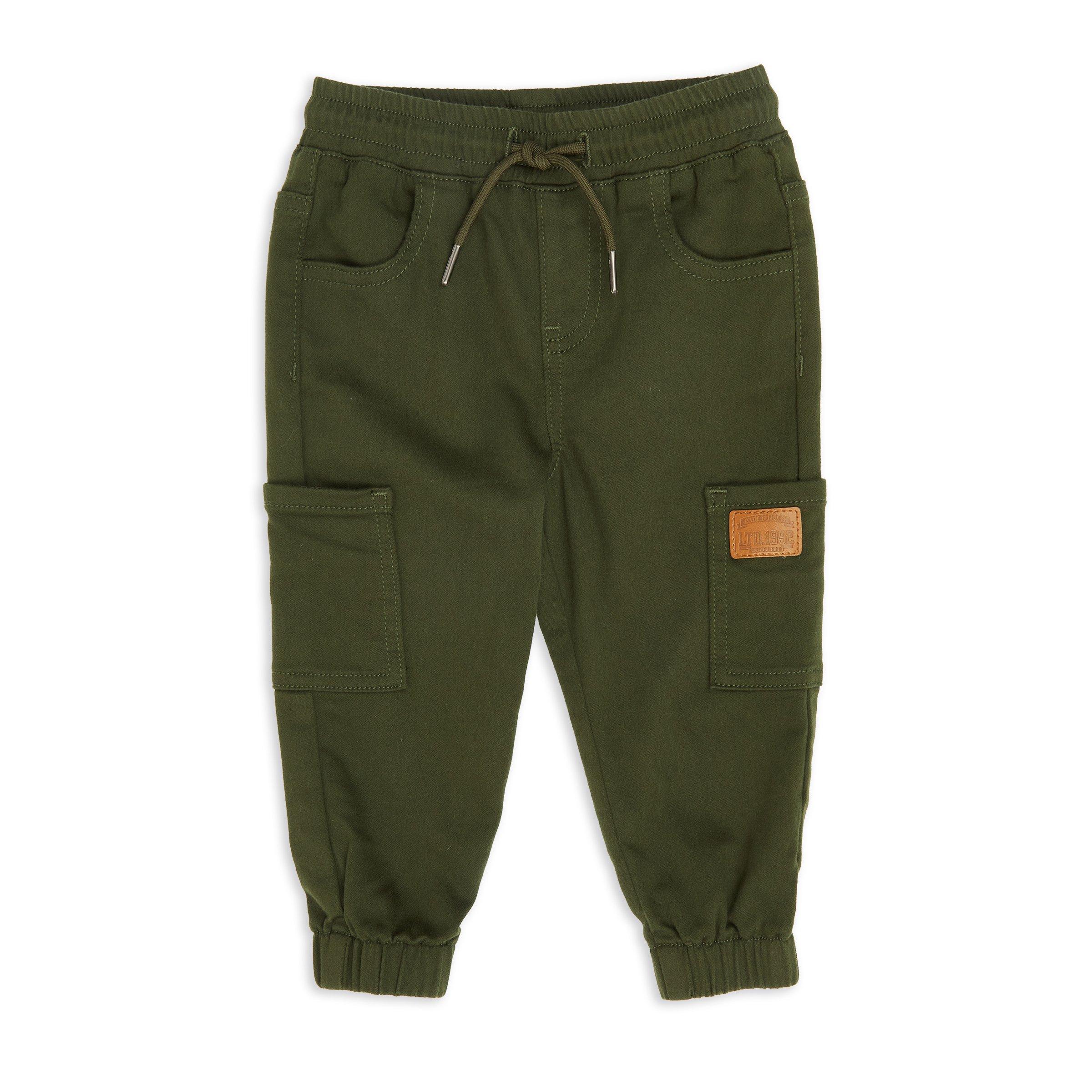 Baby Boys Green Utility Pants (3144816) | LTD Kids