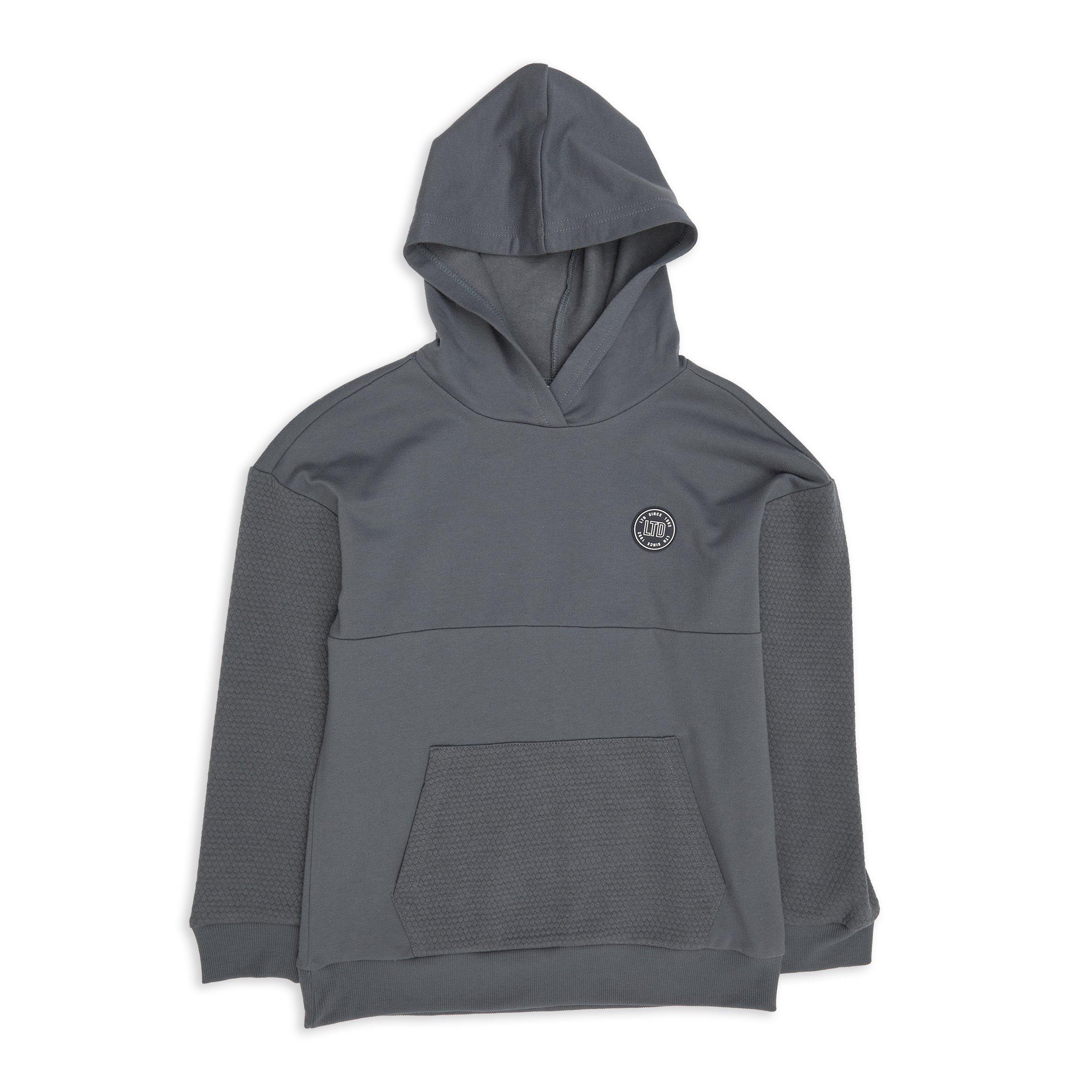 Boys Grey Hoodie (3145128) | LTD Kids