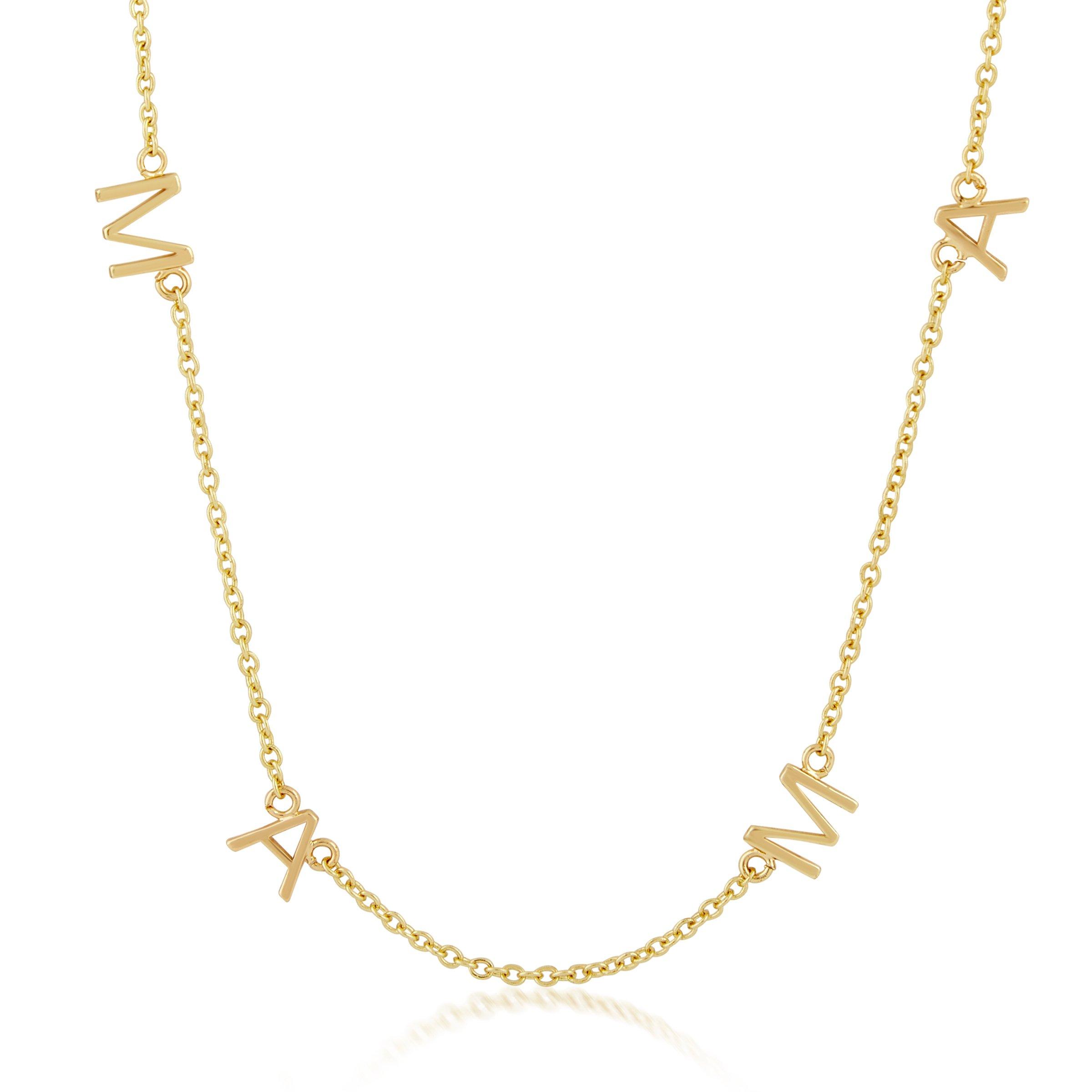 Gold Plated Mama Necklace (3145211) | Sparkle