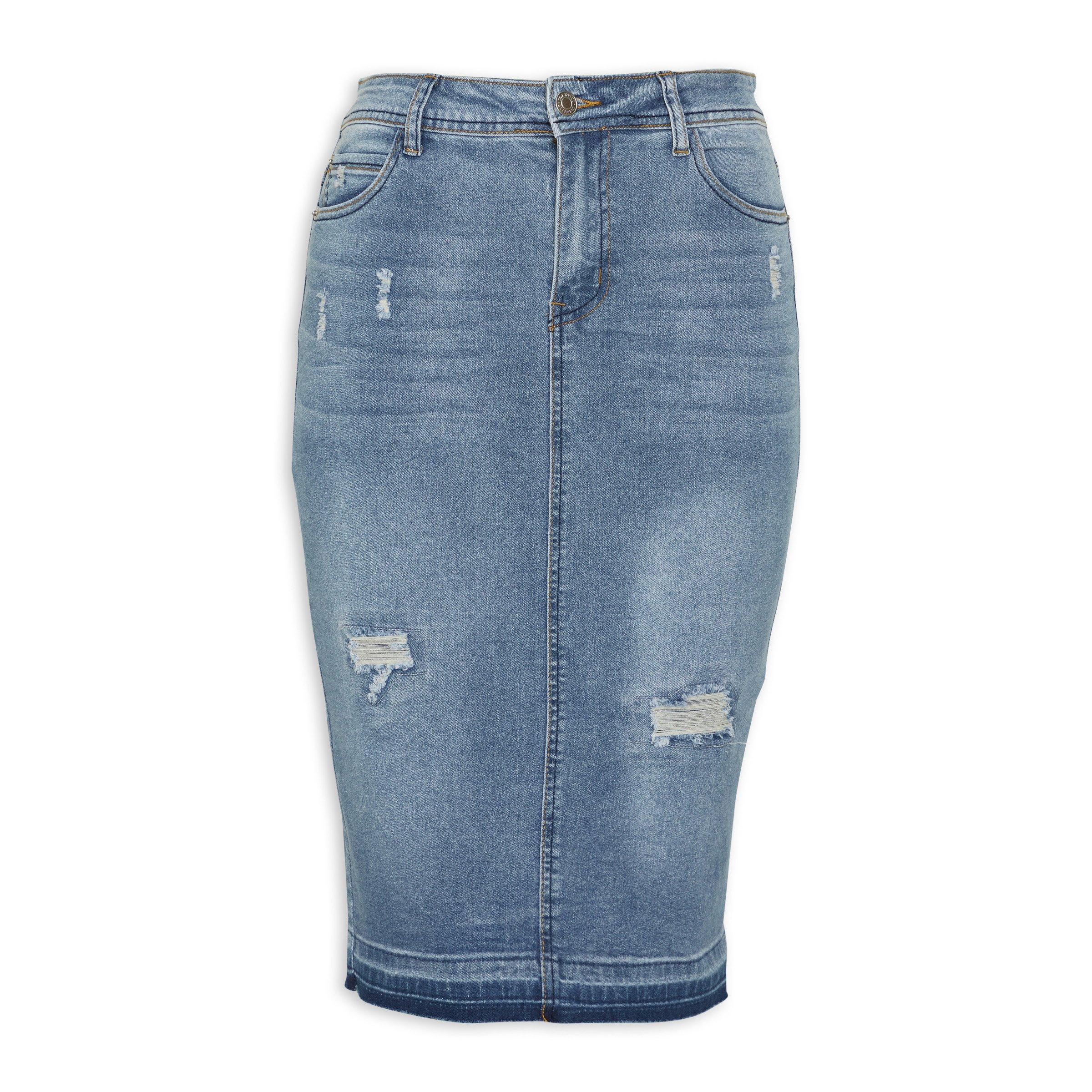 Denim Bodycon Skirt (3145594) | Identity