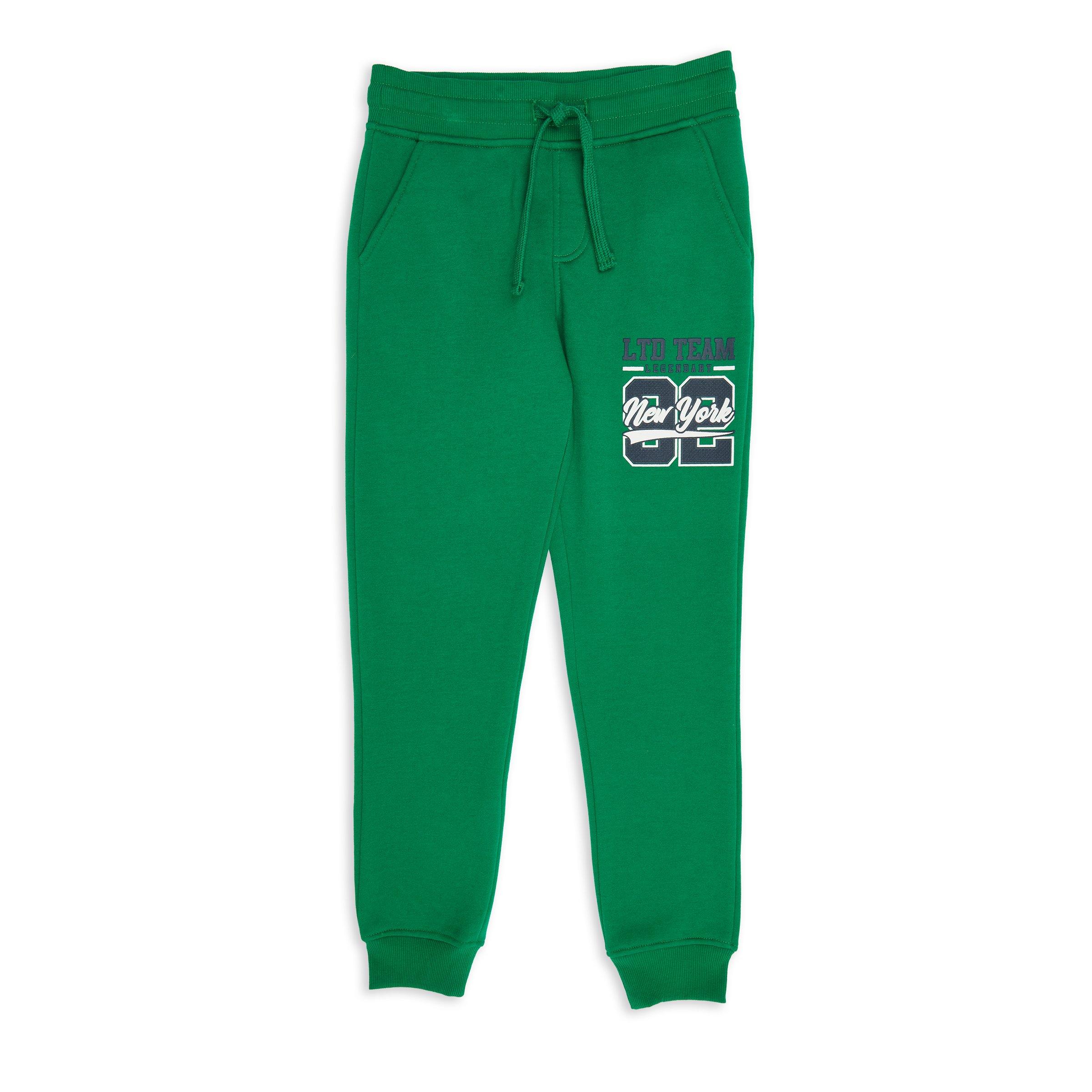 Boys Green Jogger Pants (3145607) | LTD Kids