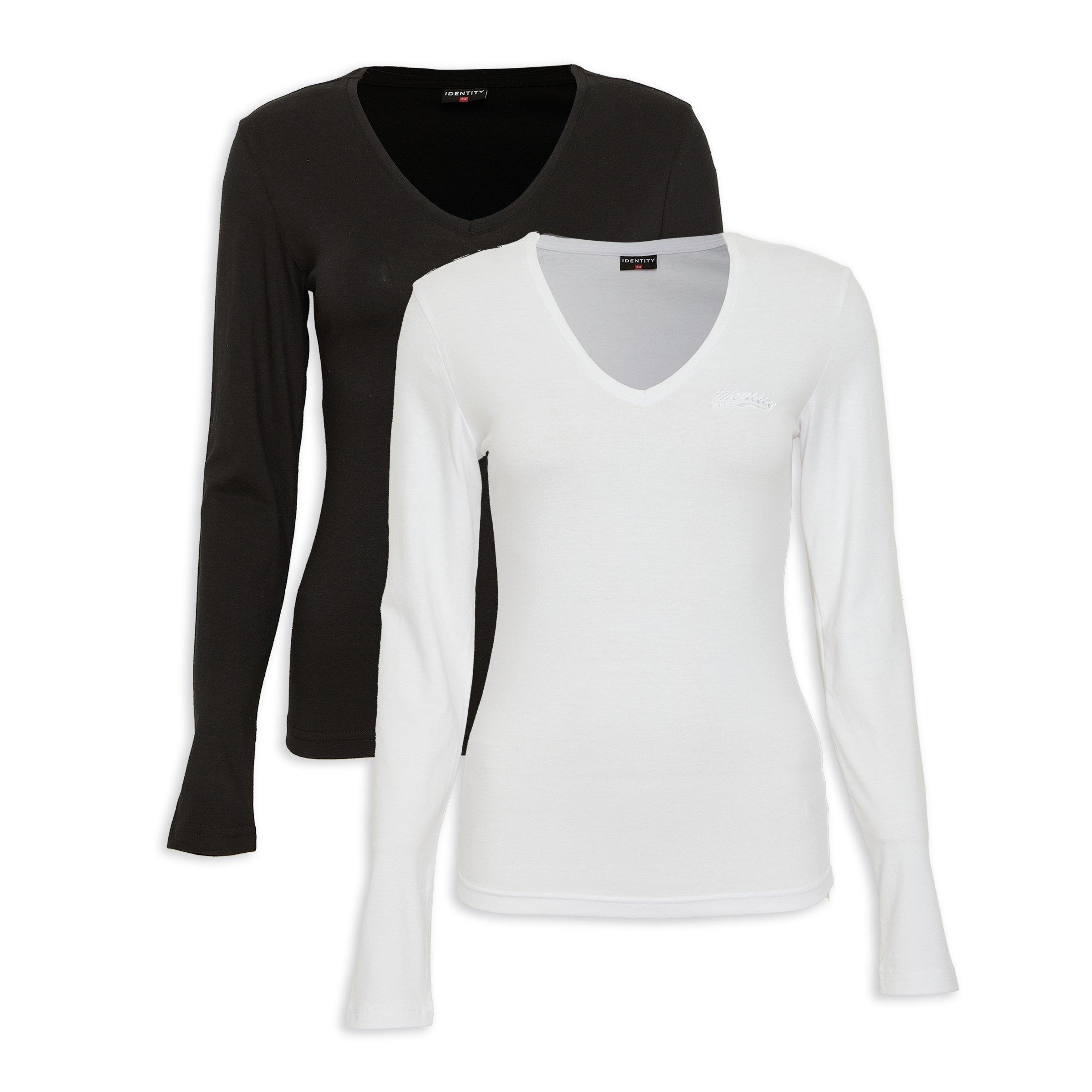 Levi's 2-Pack V-Neck Tee Ladies T-Shirt (2-Pack