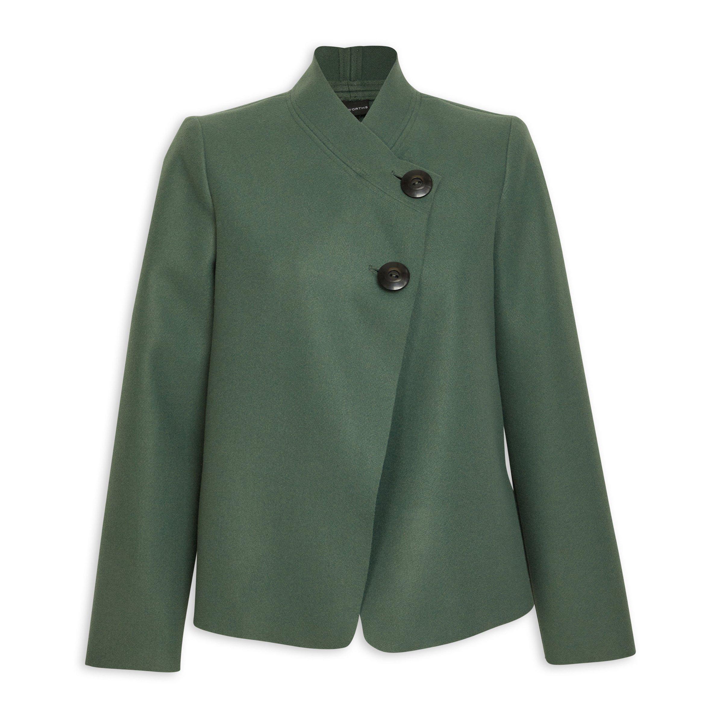 Green Melton Jacket (3145750) | Truworths