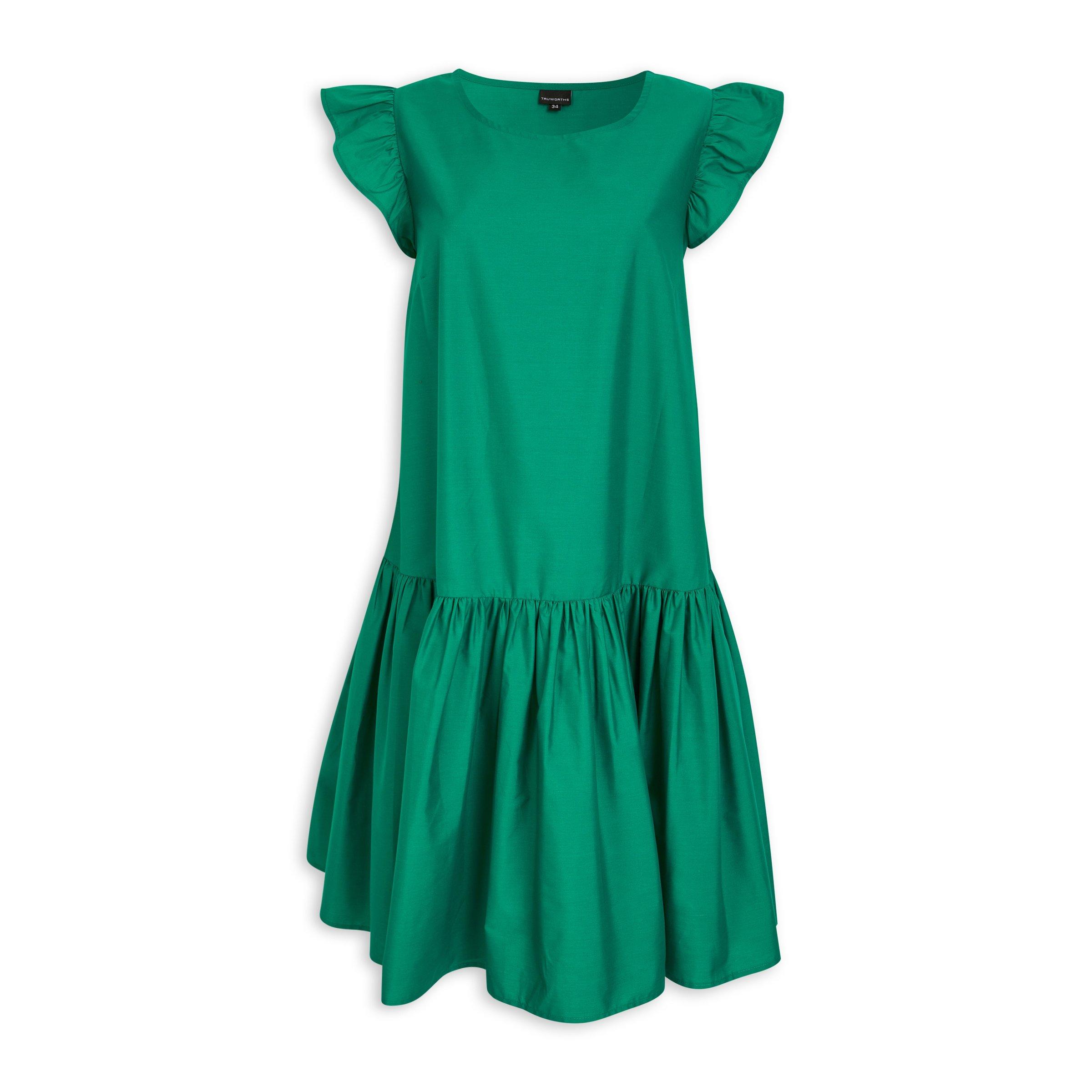 Green Tiered Dress (3145905) | Truworths