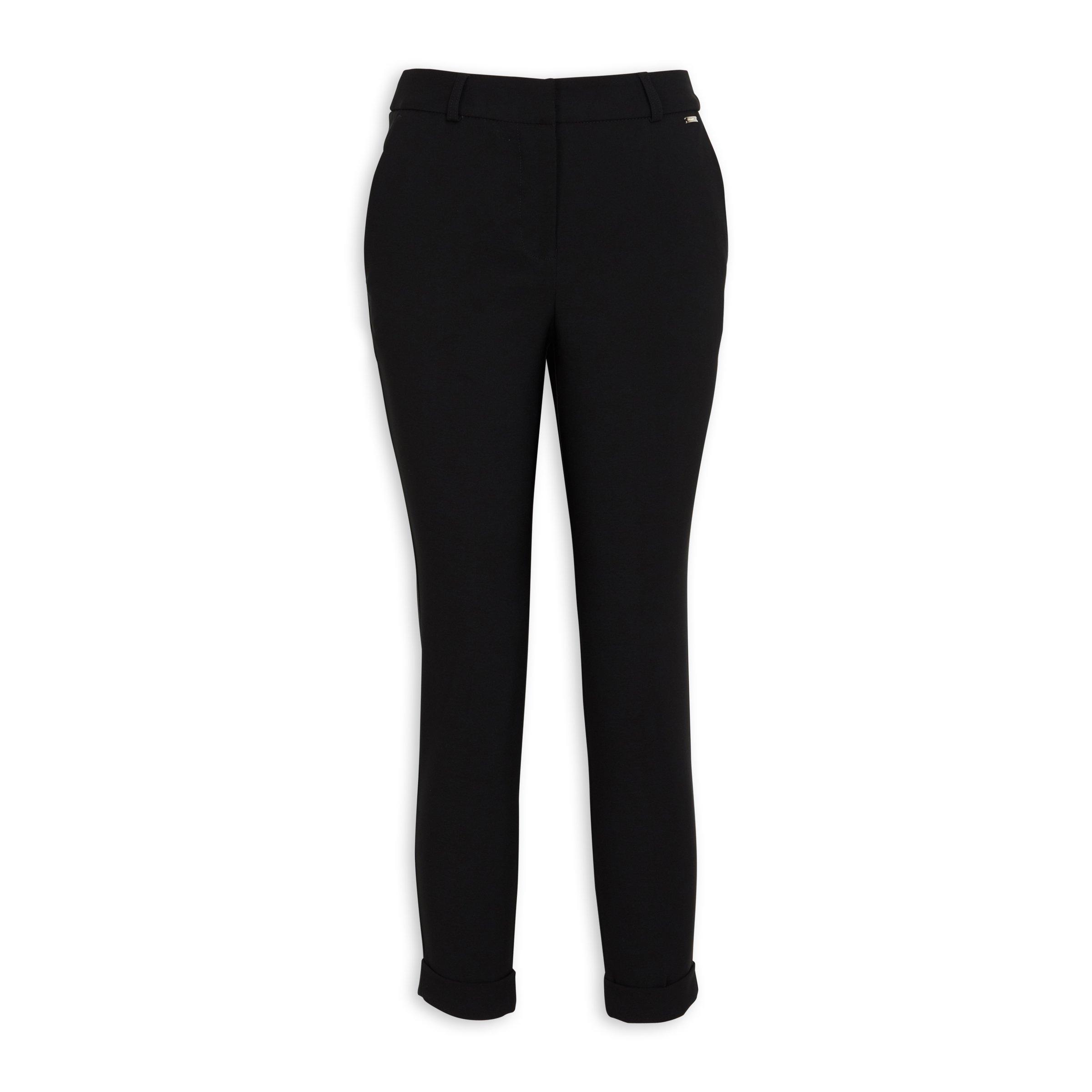 Black Slim Fitted Pants (3146285) | Finnigans