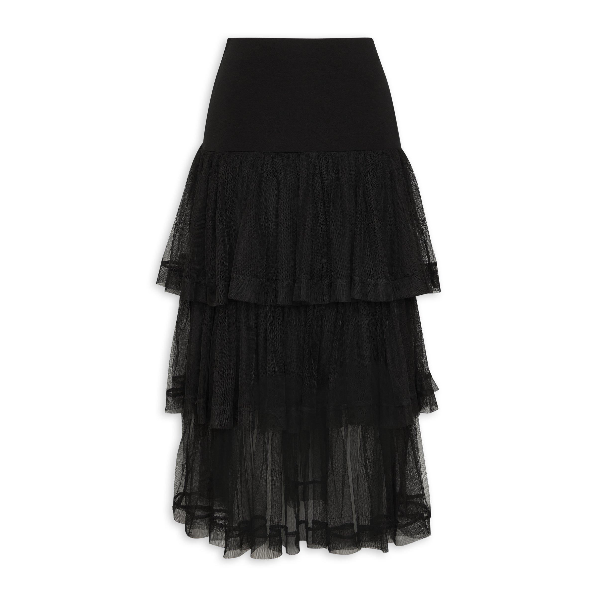 Black Tiered Skirt (3146777) | Truworths