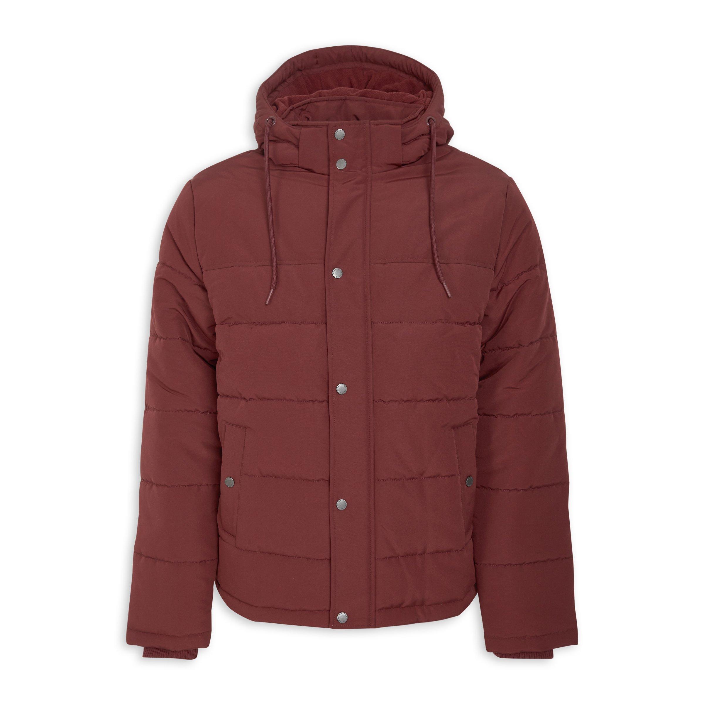 Burgundy Puffer Jacket (3146845) | Truworths Man