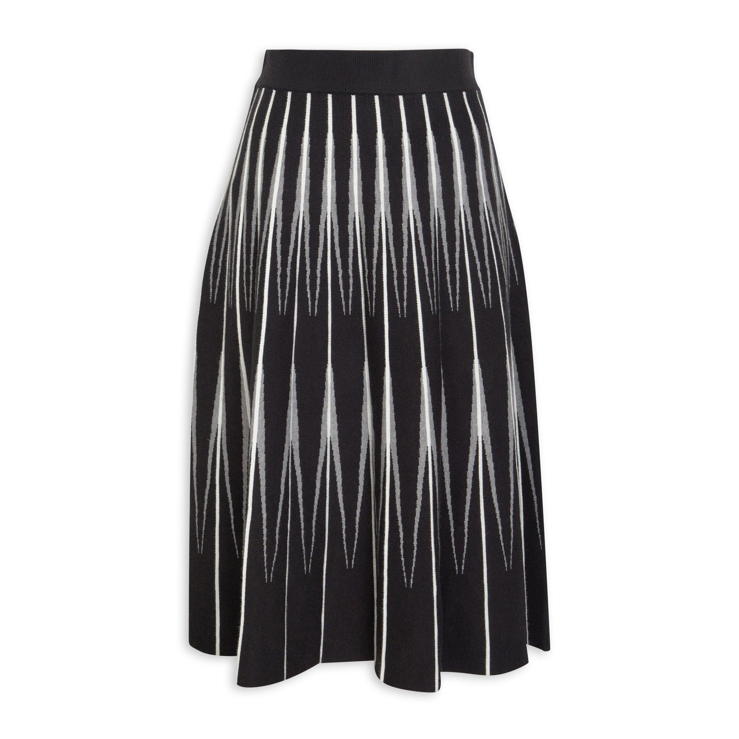 Black and White Flip Skirt (3147151) | Daniel Hechter