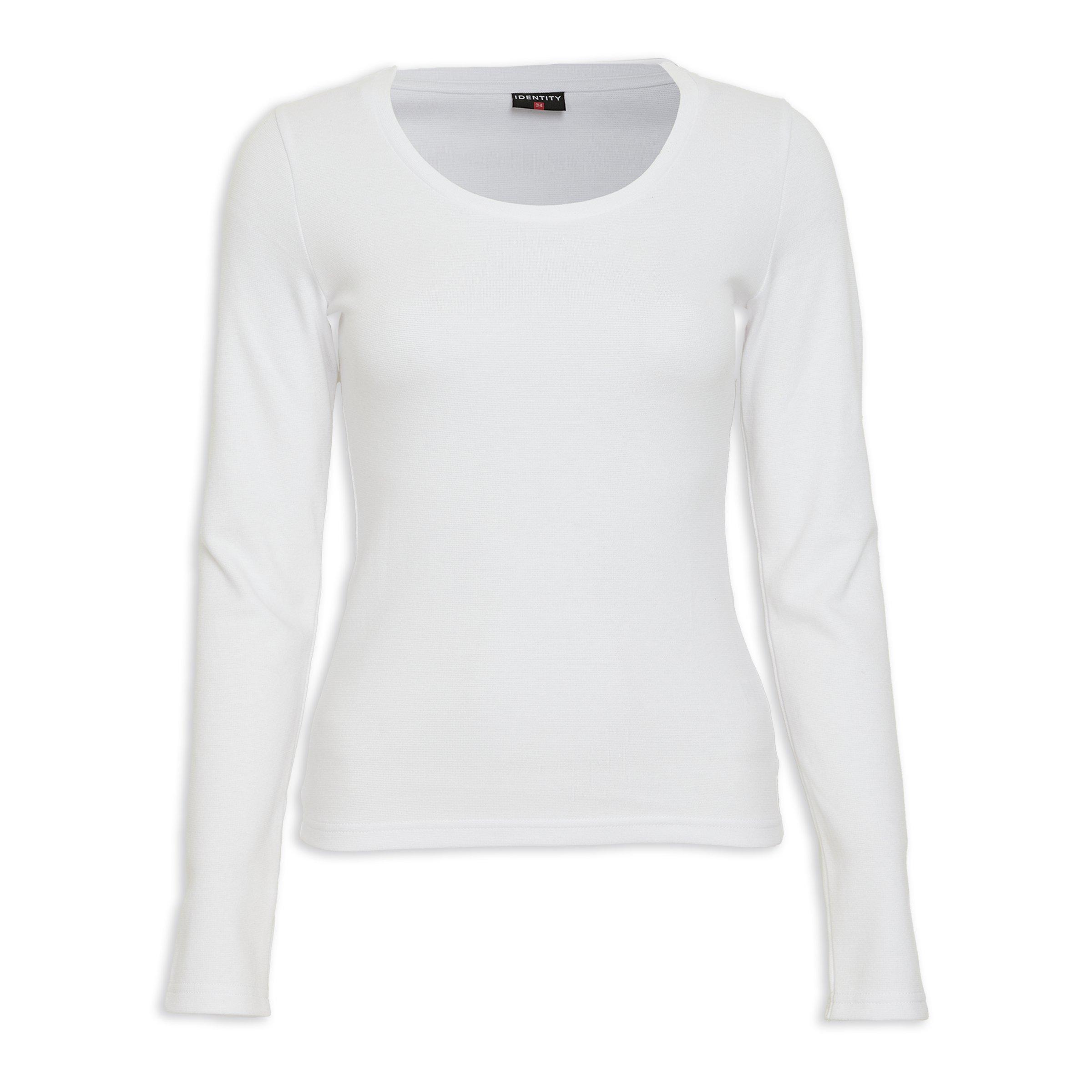 White Long Sleeve T-shirt (3147193) | Identity