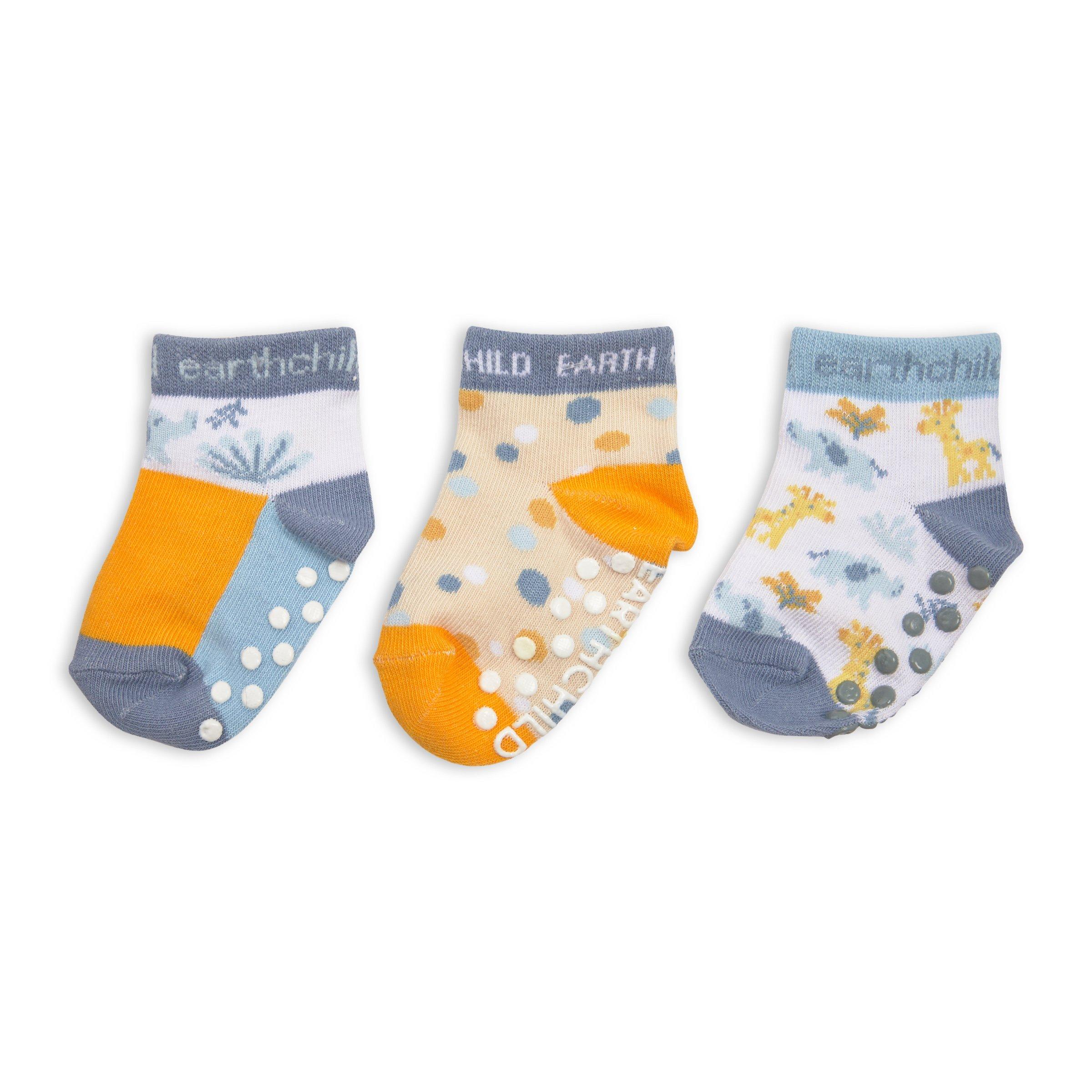 Baby Boys 2-pack Safari Socks (3147200) | Earthchild