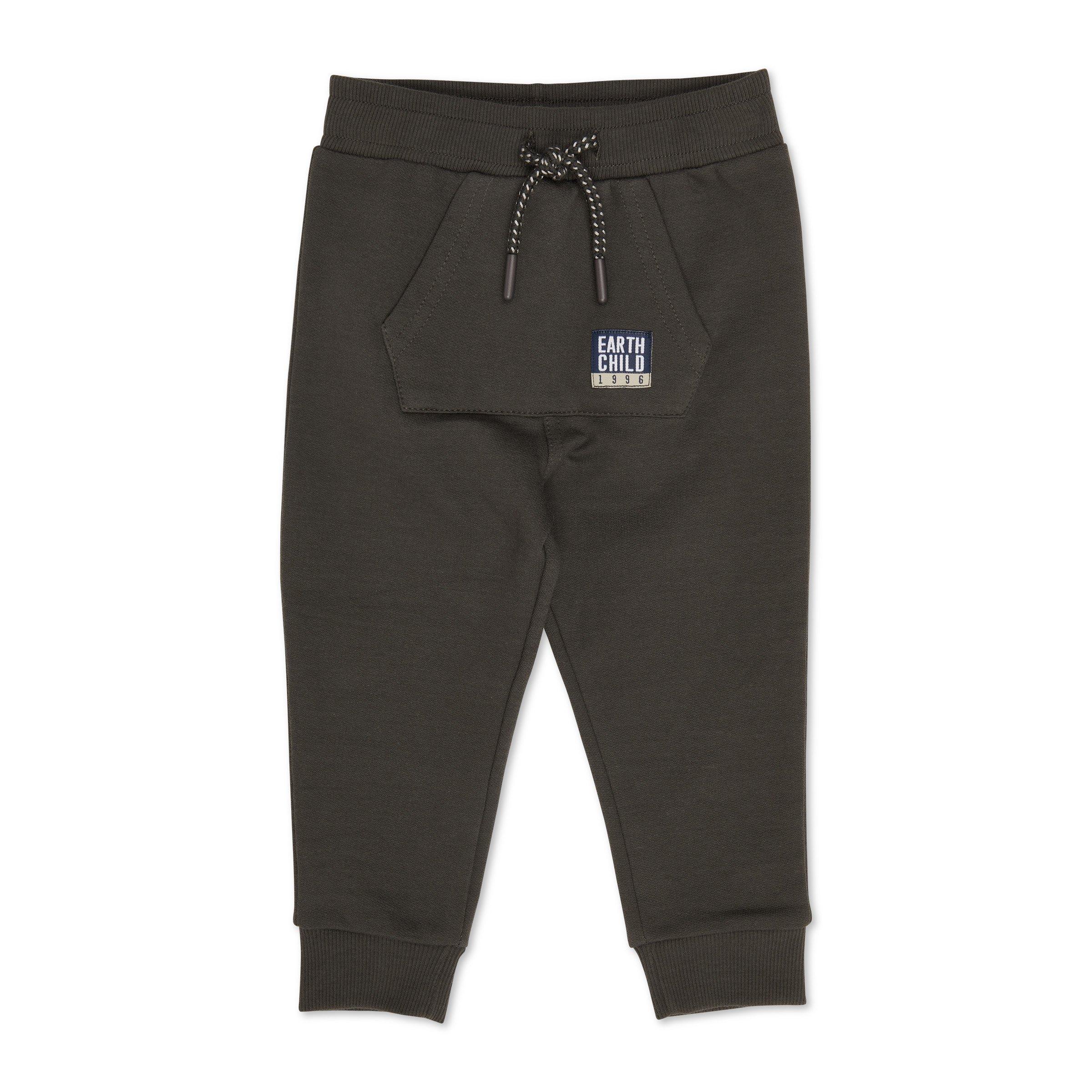 Baby Boys Grey Jogger Pants (3147259) | Earthchild