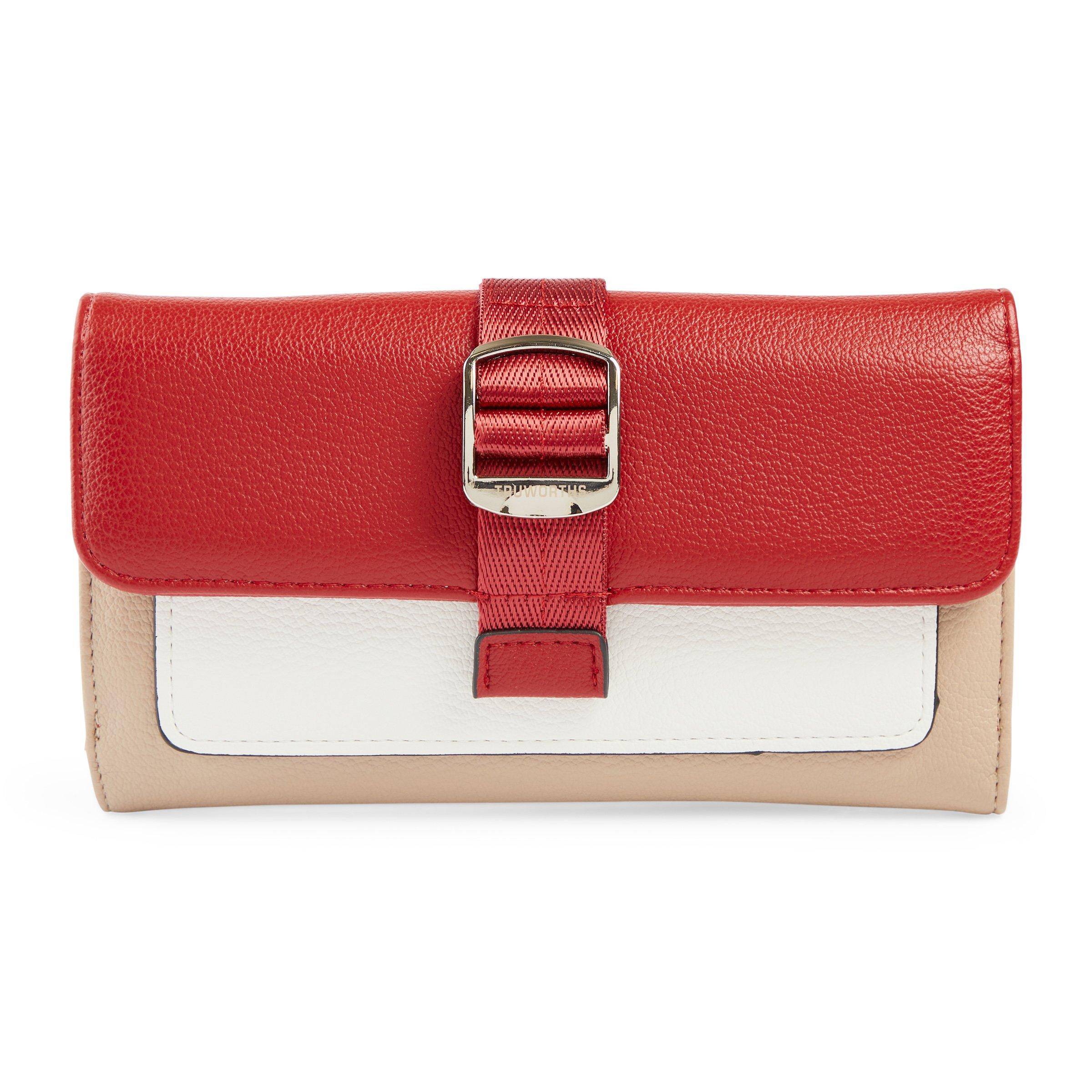 Red & Stone Colourblocked Purse (3147403) | Truworths