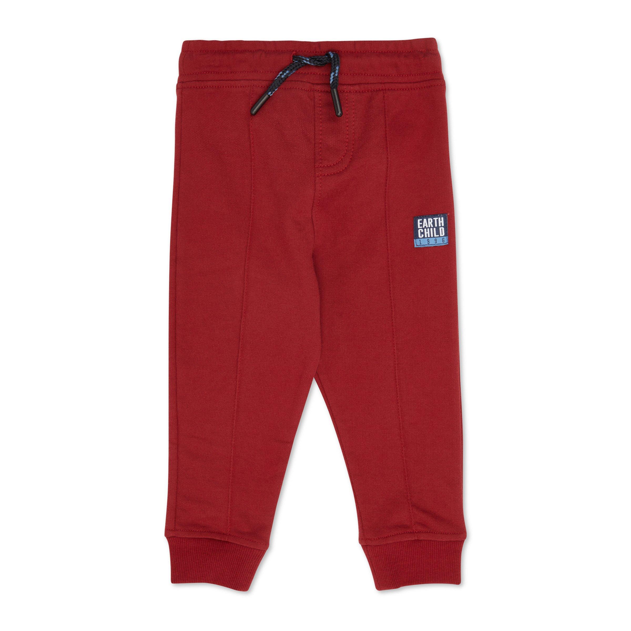 Baby Boy Red Jogger Pants (3147969) | Earthchild