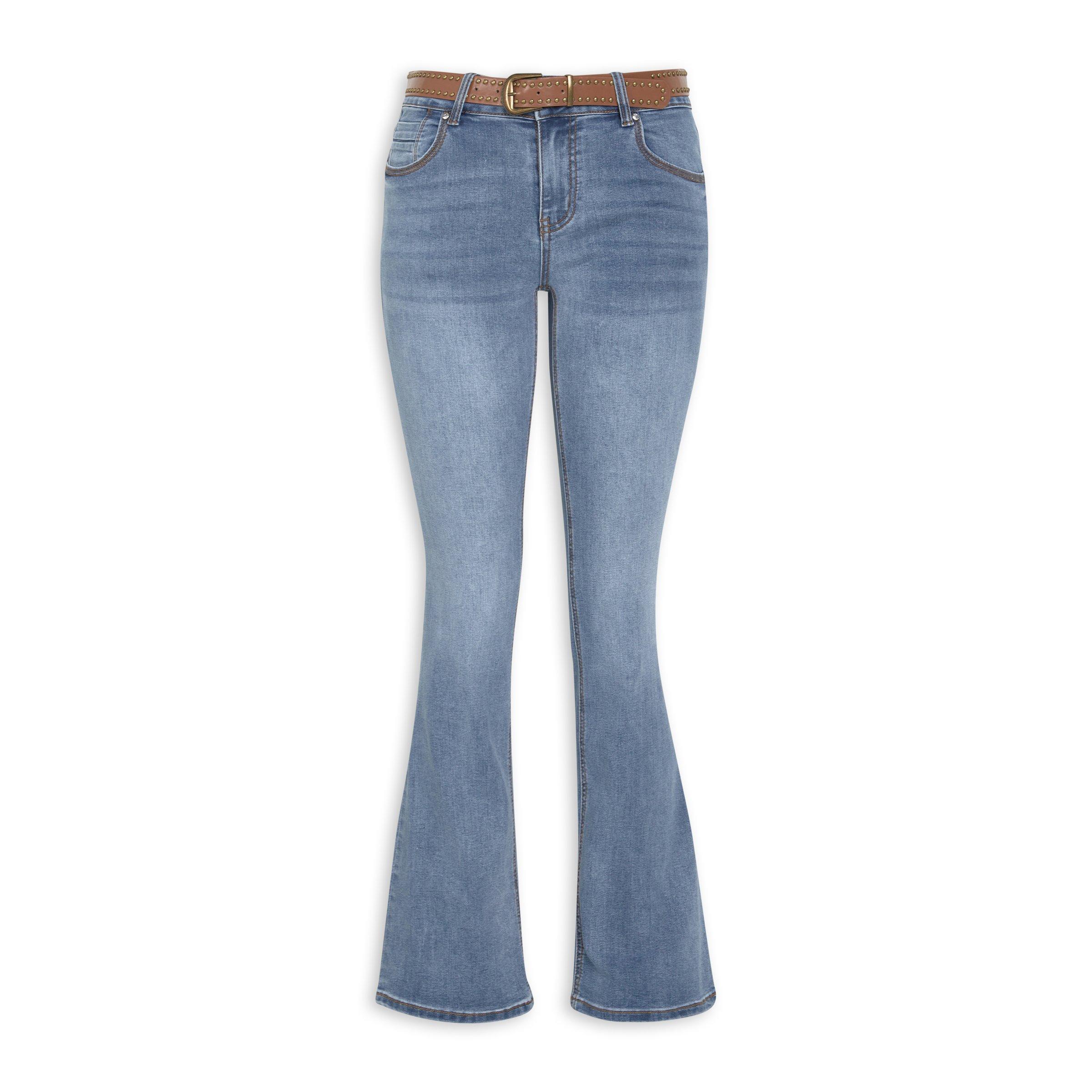 Blue Belted Bootleg Jeans (3148884) | OUTBACK RED