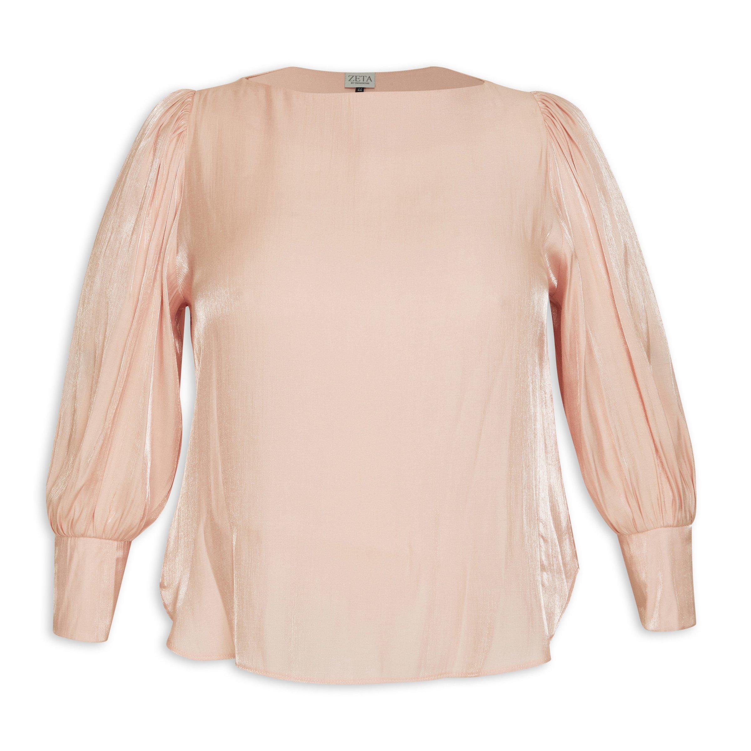 Pink Boat Neck Shell Top (3148906) | Zeta