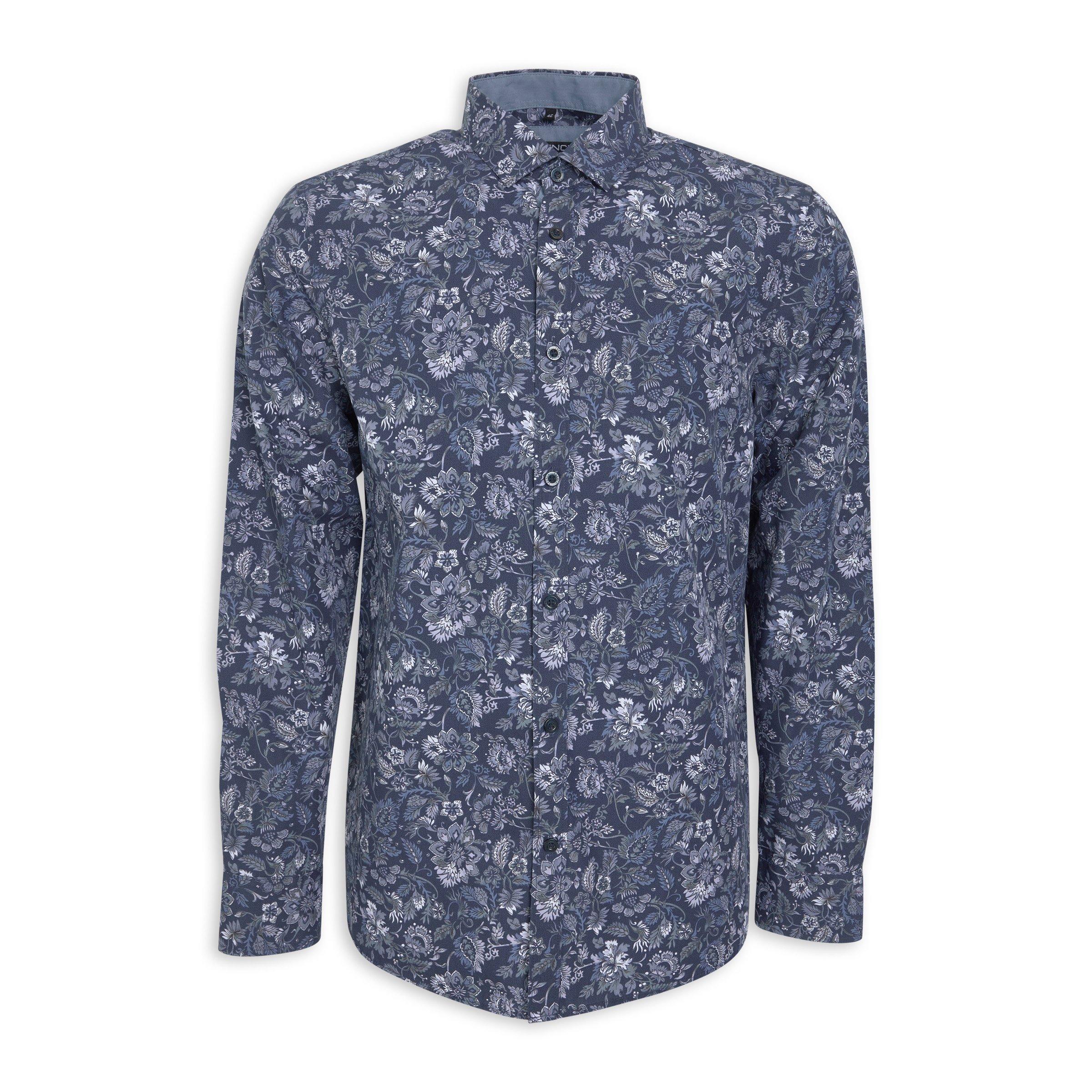 Navy Floral Shirt (3148983) | Truworths Man