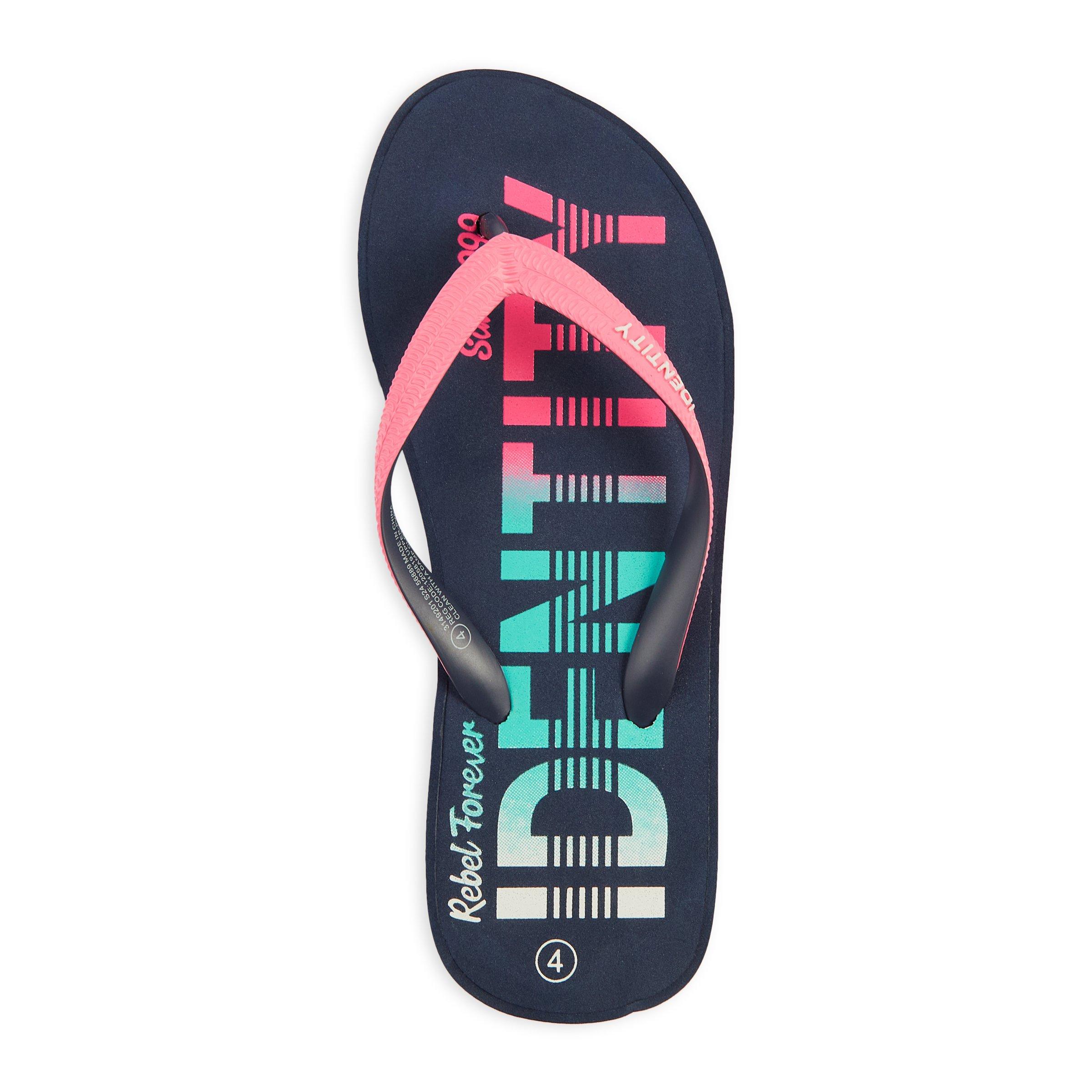 Identity In Store Flops Navy Ombre Platform Flip Flops (3149201) | Identity