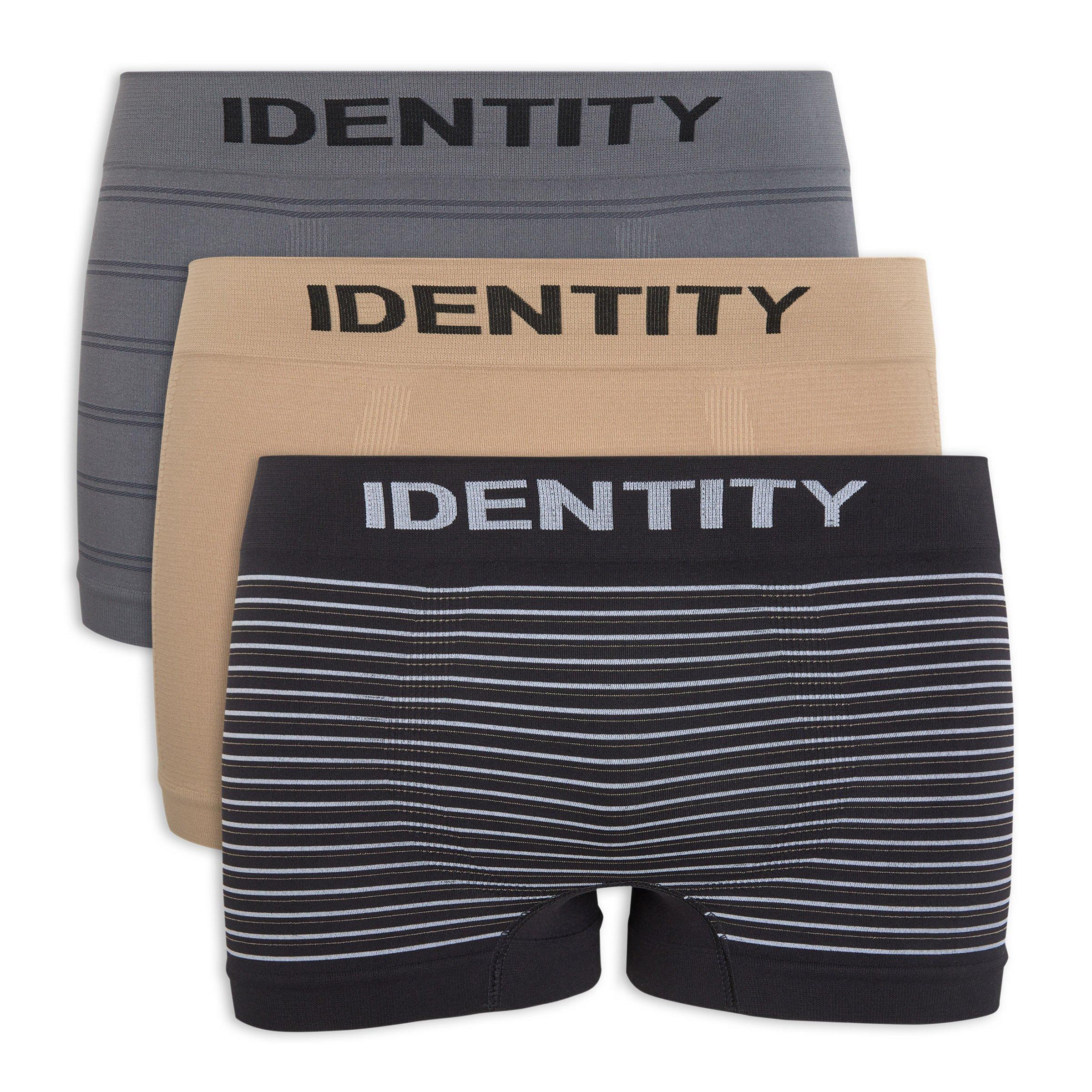 3pcs Stretchy Contrast Mesh Briefs Set