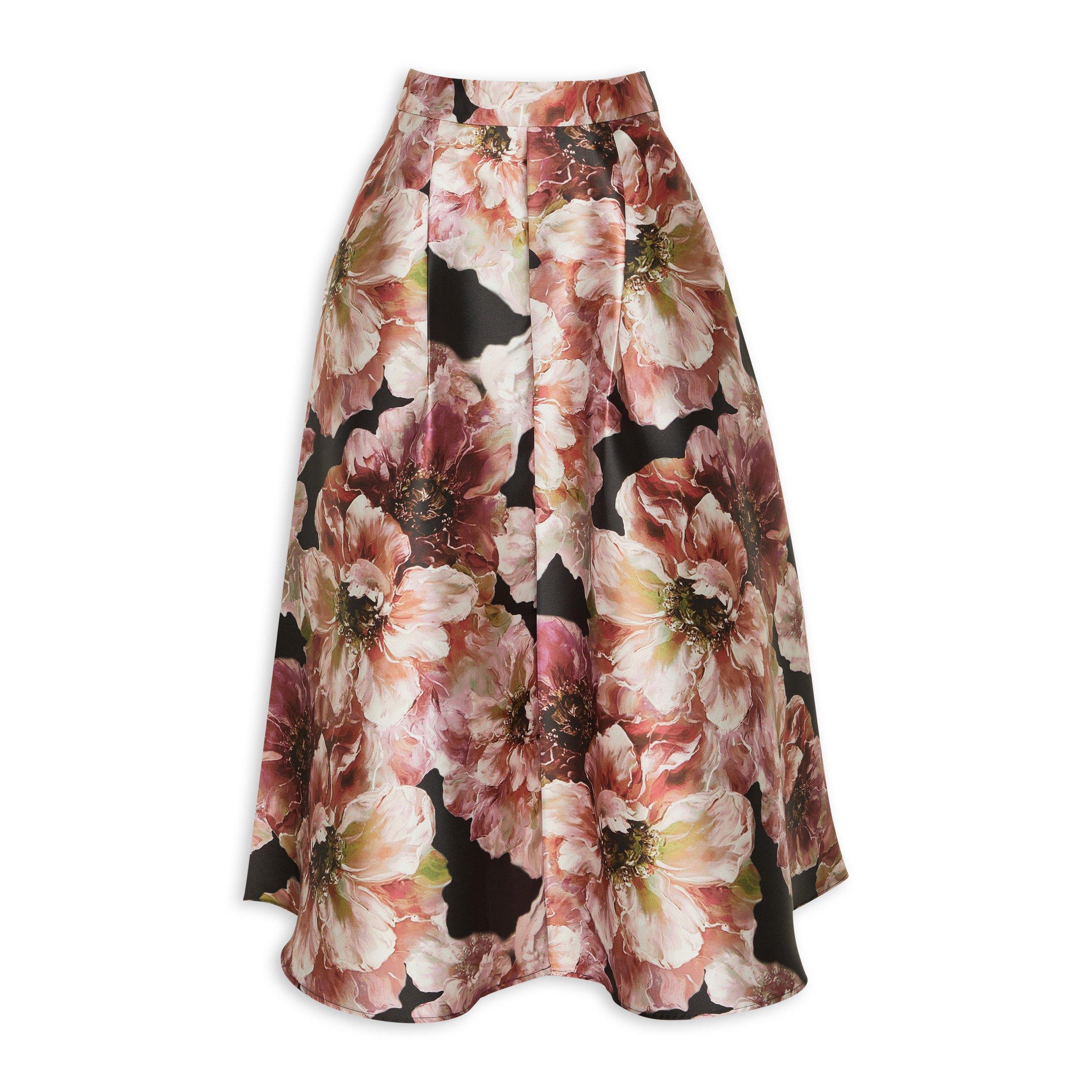 Floral Printed Full Skirt (3149860) | Truworths