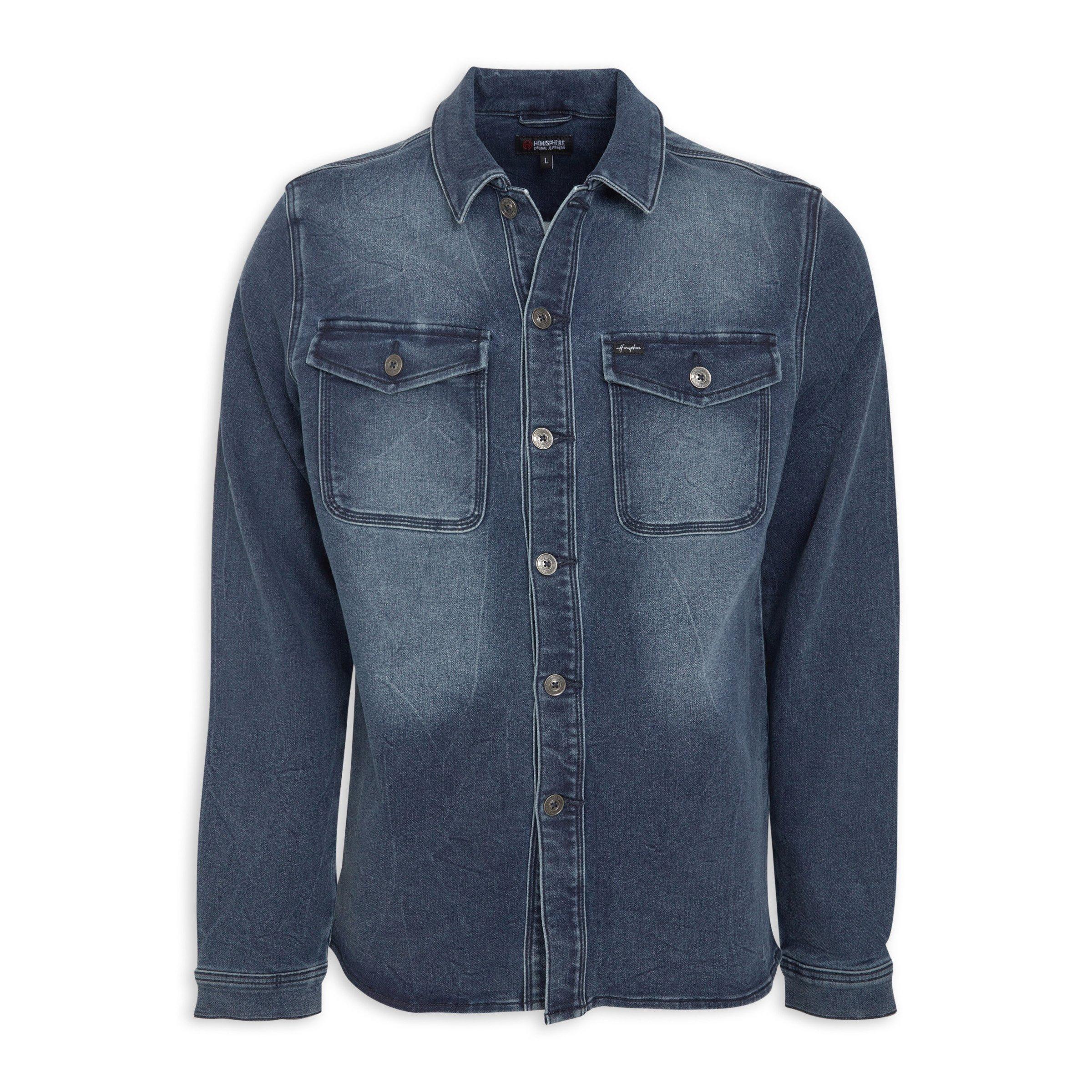 Indigo Denim Shacket (3151053) | Hemisphere