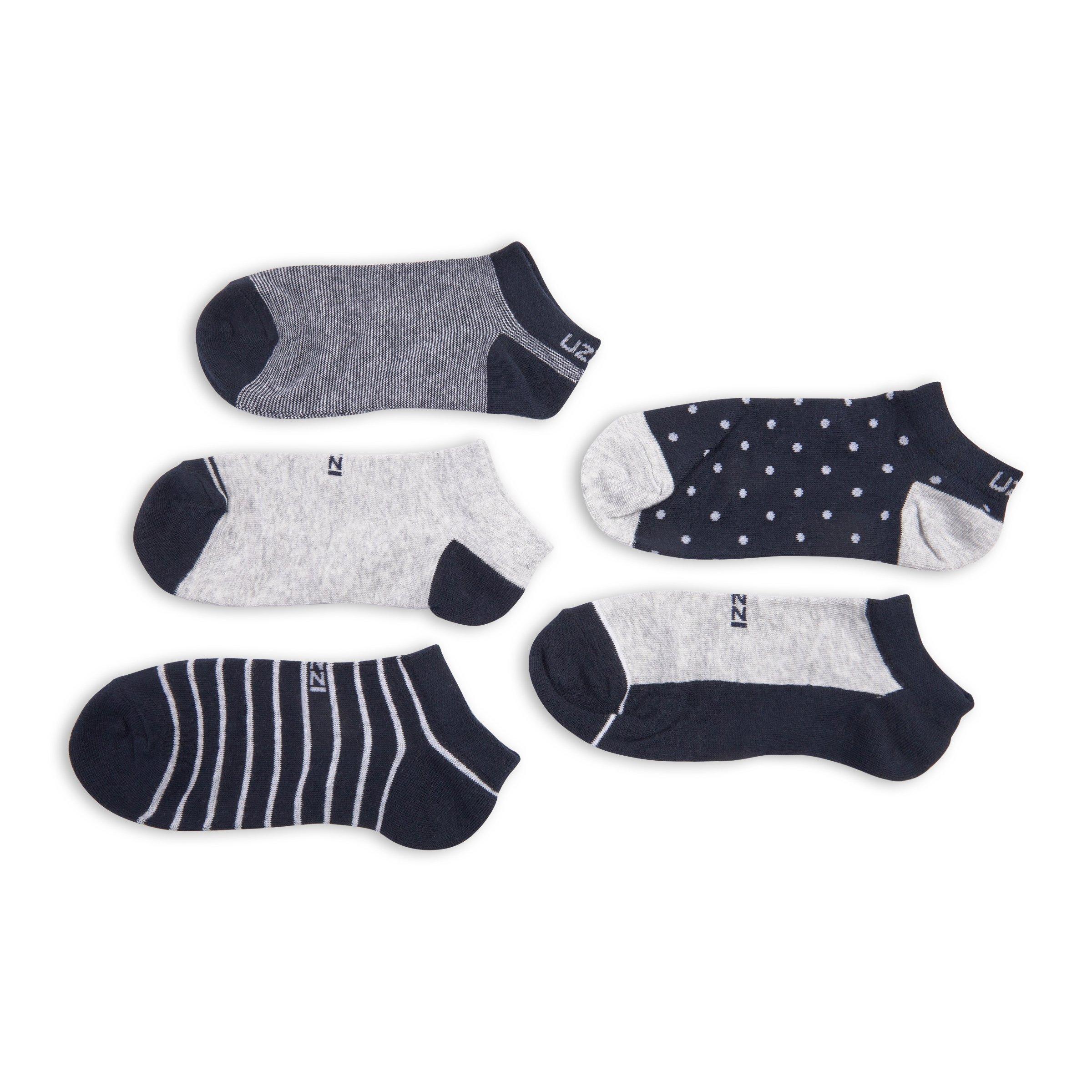 5-pack Trainer Socks (3151647) | UZZI