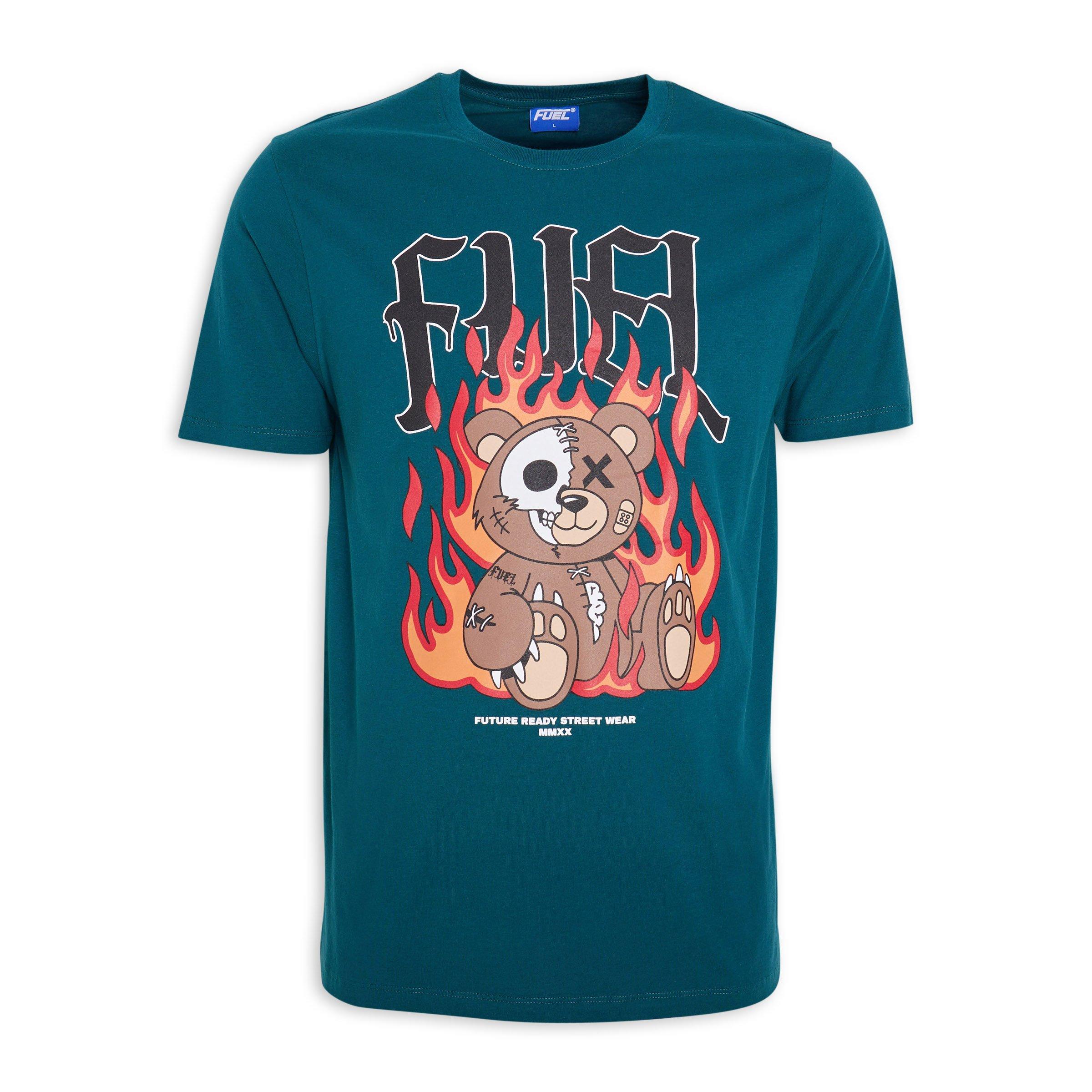 Green Graphic T shirt 3152446 Fuel Green graphic t shirt 3152446 fuel