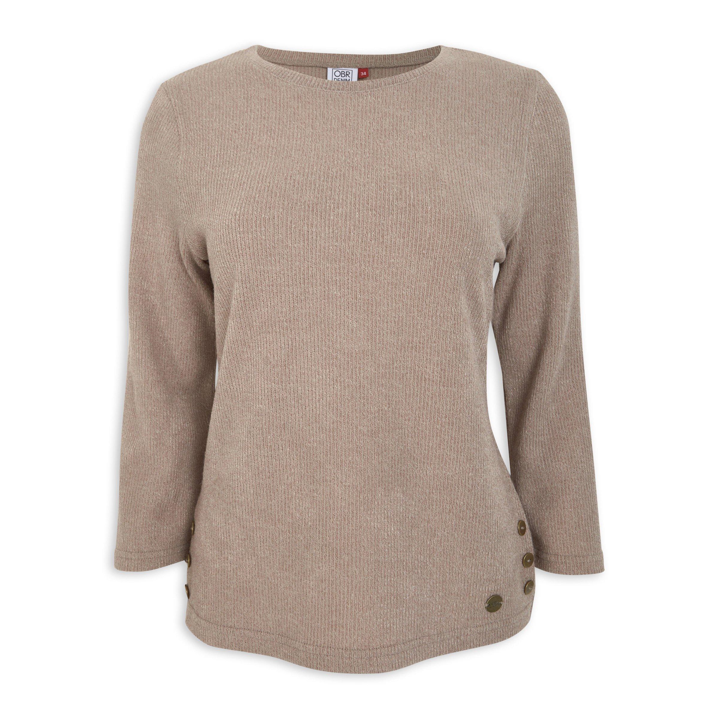 Brown Knit Long Sleeve T-shirt (3153306) | OUTBACK RED