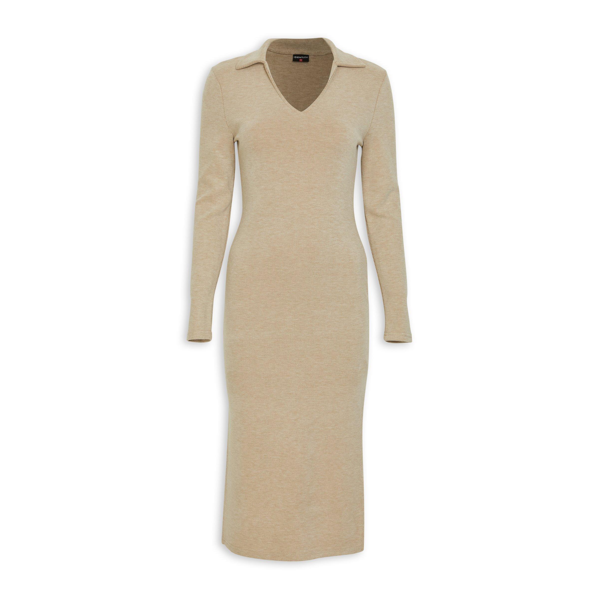 Beige Bodycon Dress (3154348) | Identity