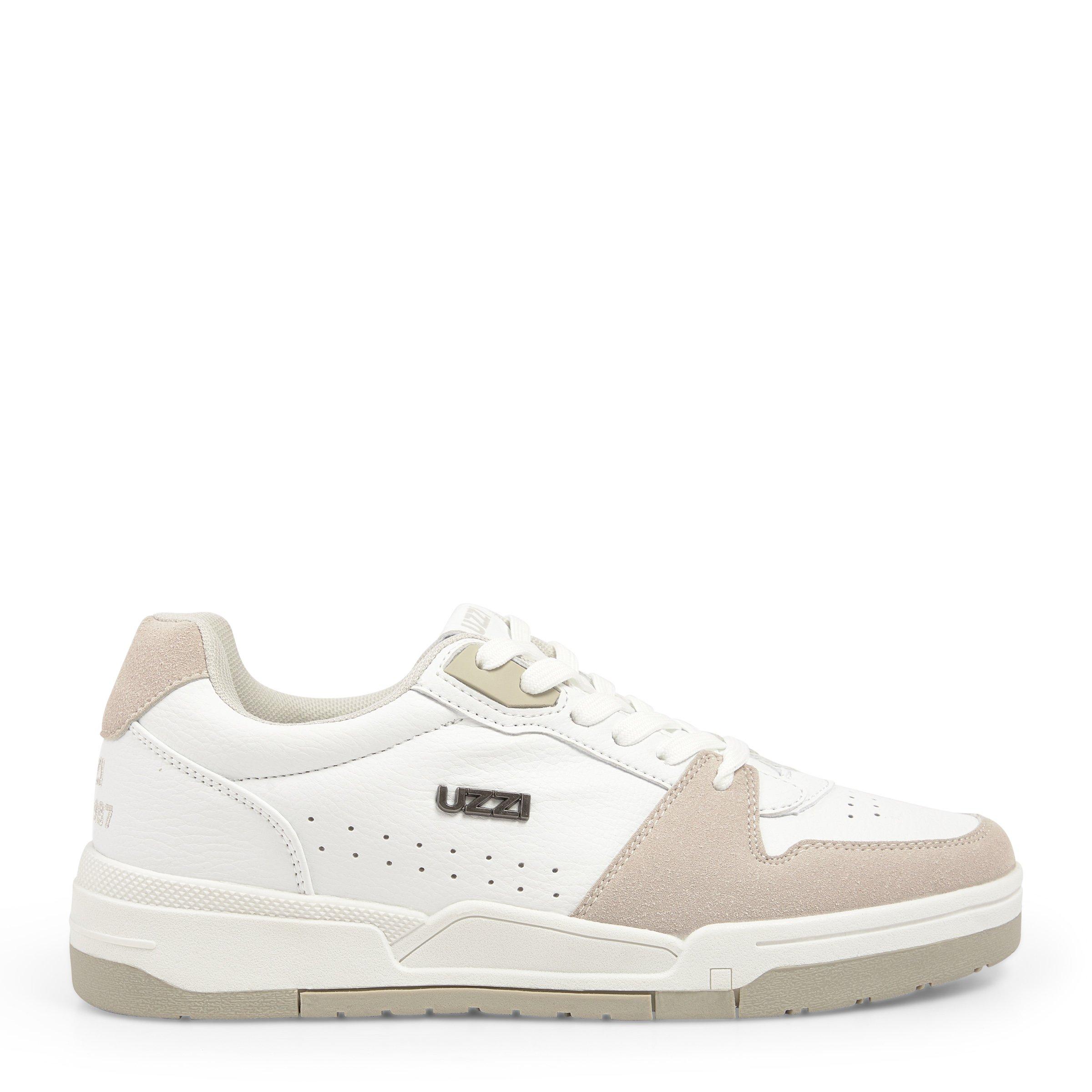 White Lace Up Sneakers (3155379) | UZZI