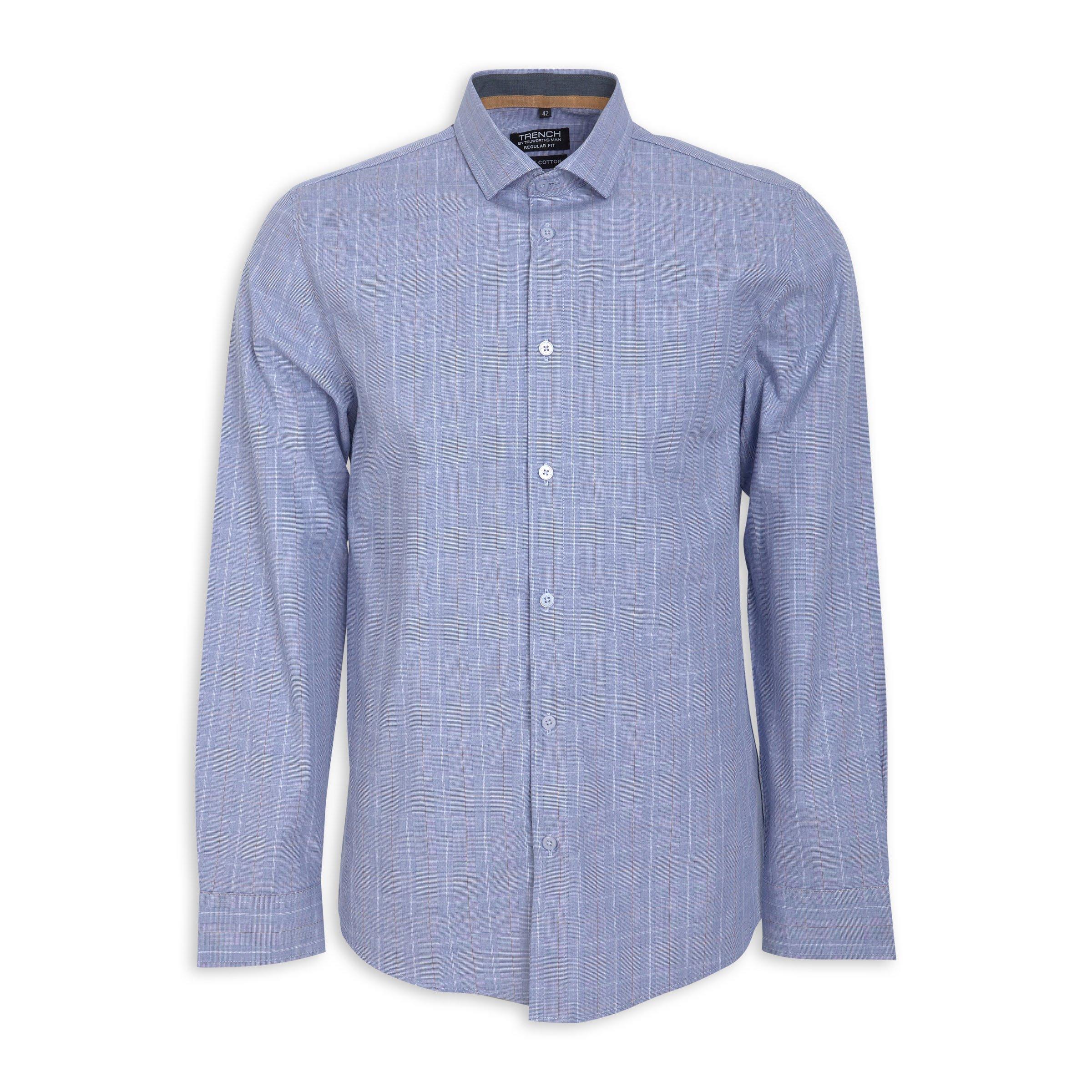 Blue Check Shirt (3155472) | Truworths Man