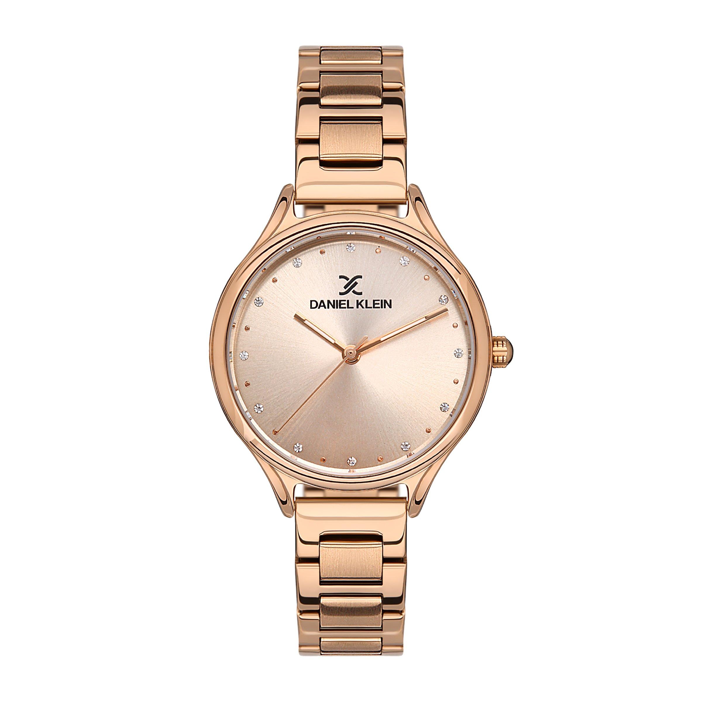 Rose Gold Metal Watch (3155528) Daniel Klein