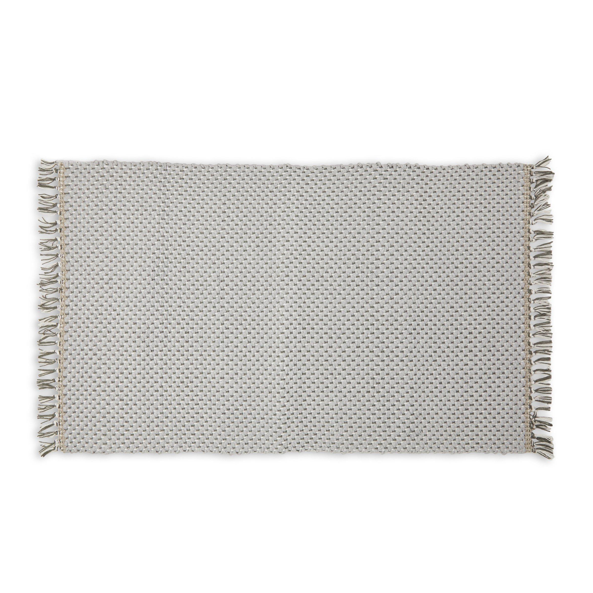 Grey Fringe Bath Mat (3155570) Loads of Living