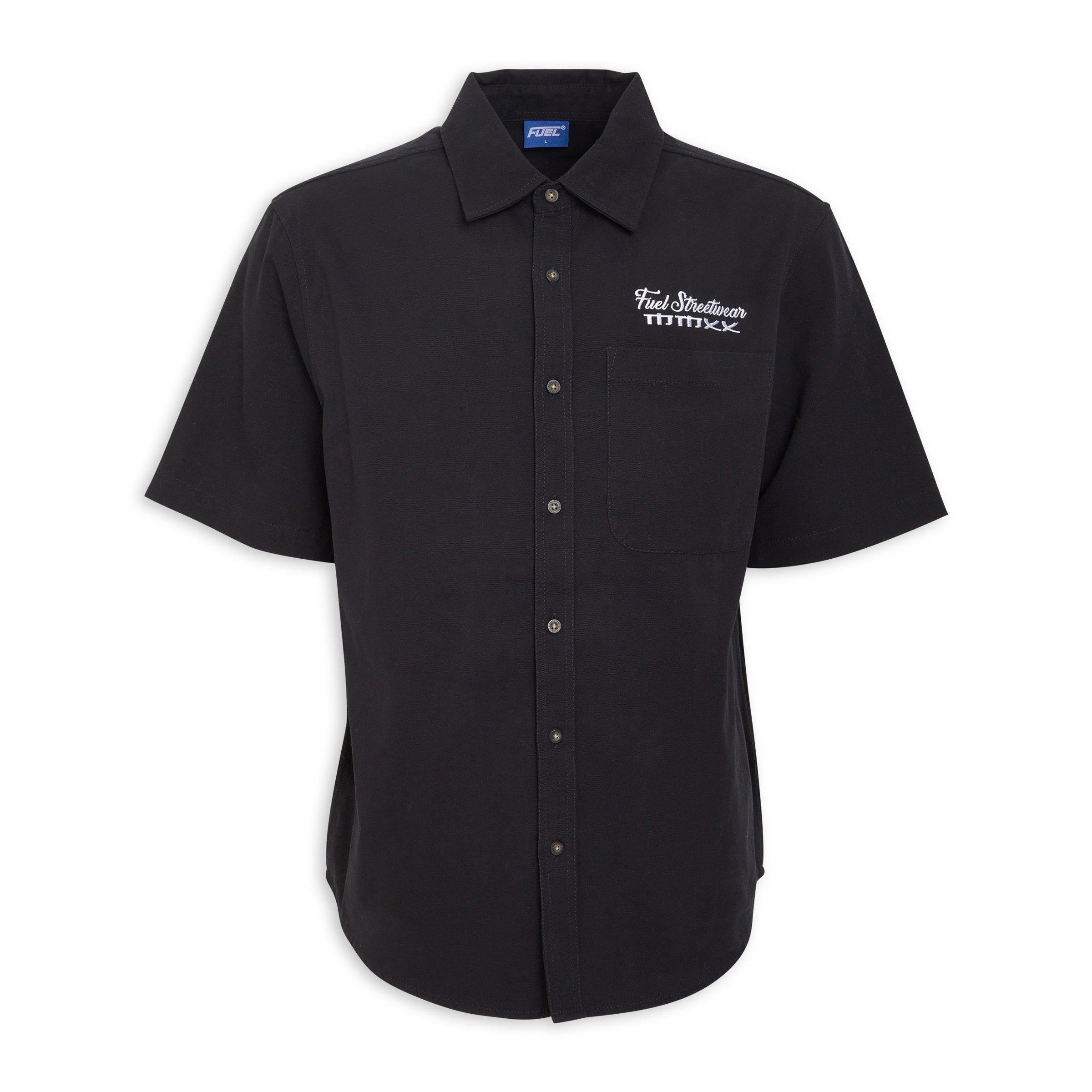 Black Embroidered Shirt (3155706) | Fuel