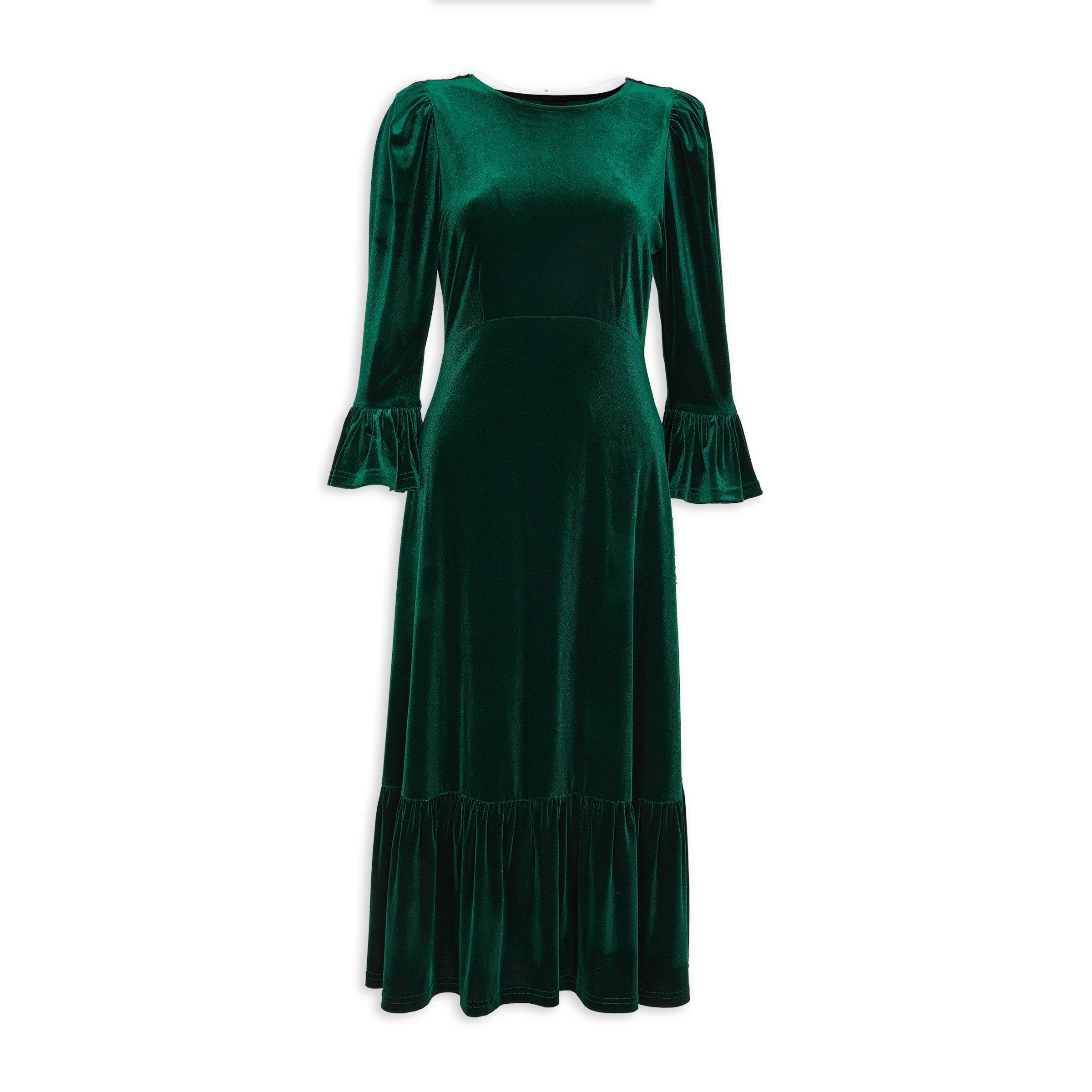 Green Fit & Flare Dress (3156560) | Truworths