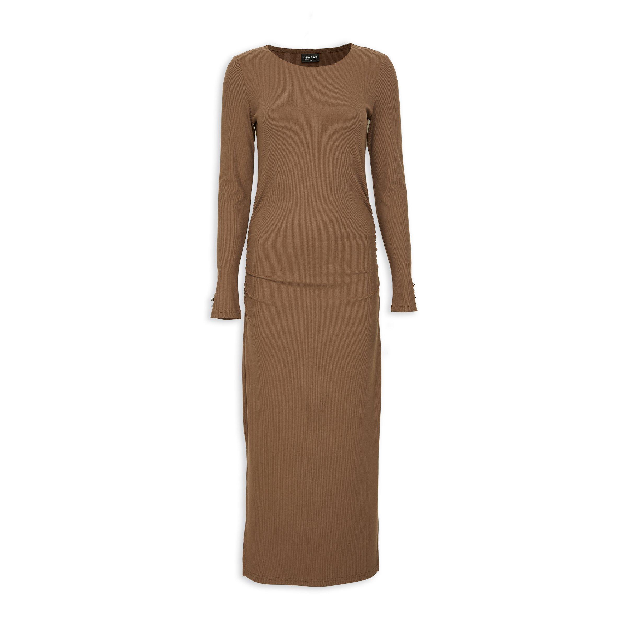 Brown Bodycon Dress (3156636) | Inwear