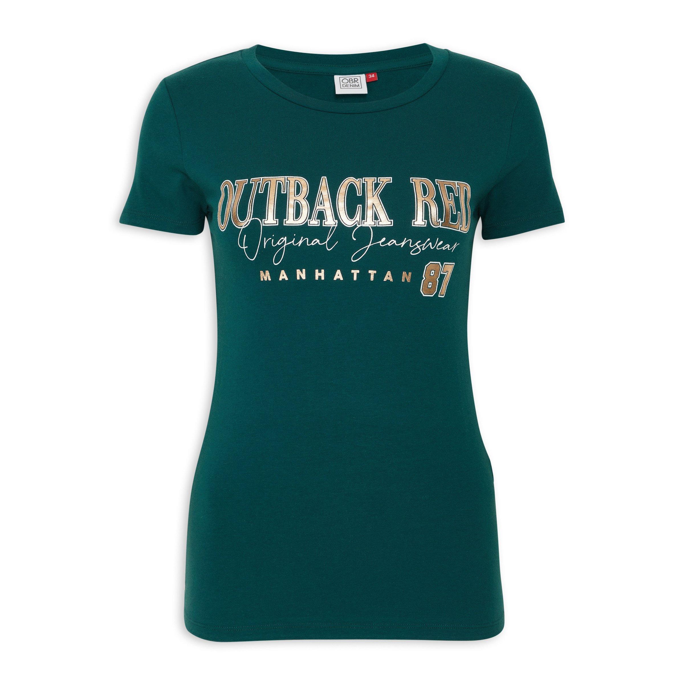 Teal Branded T-shirt (3156659) | OUTBACK RED