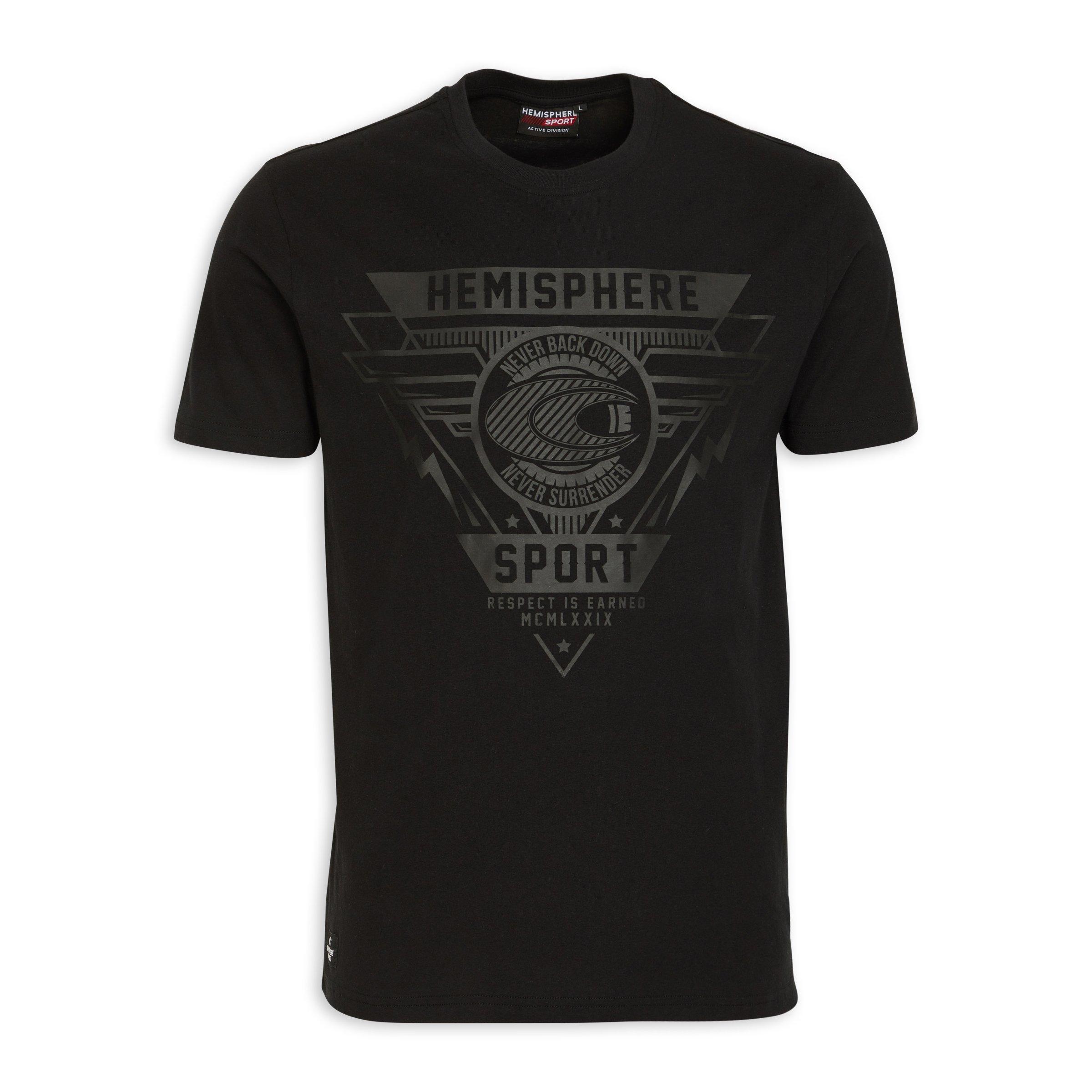 Black Graphic T-shirt (3156942) | Hemisphere Sport