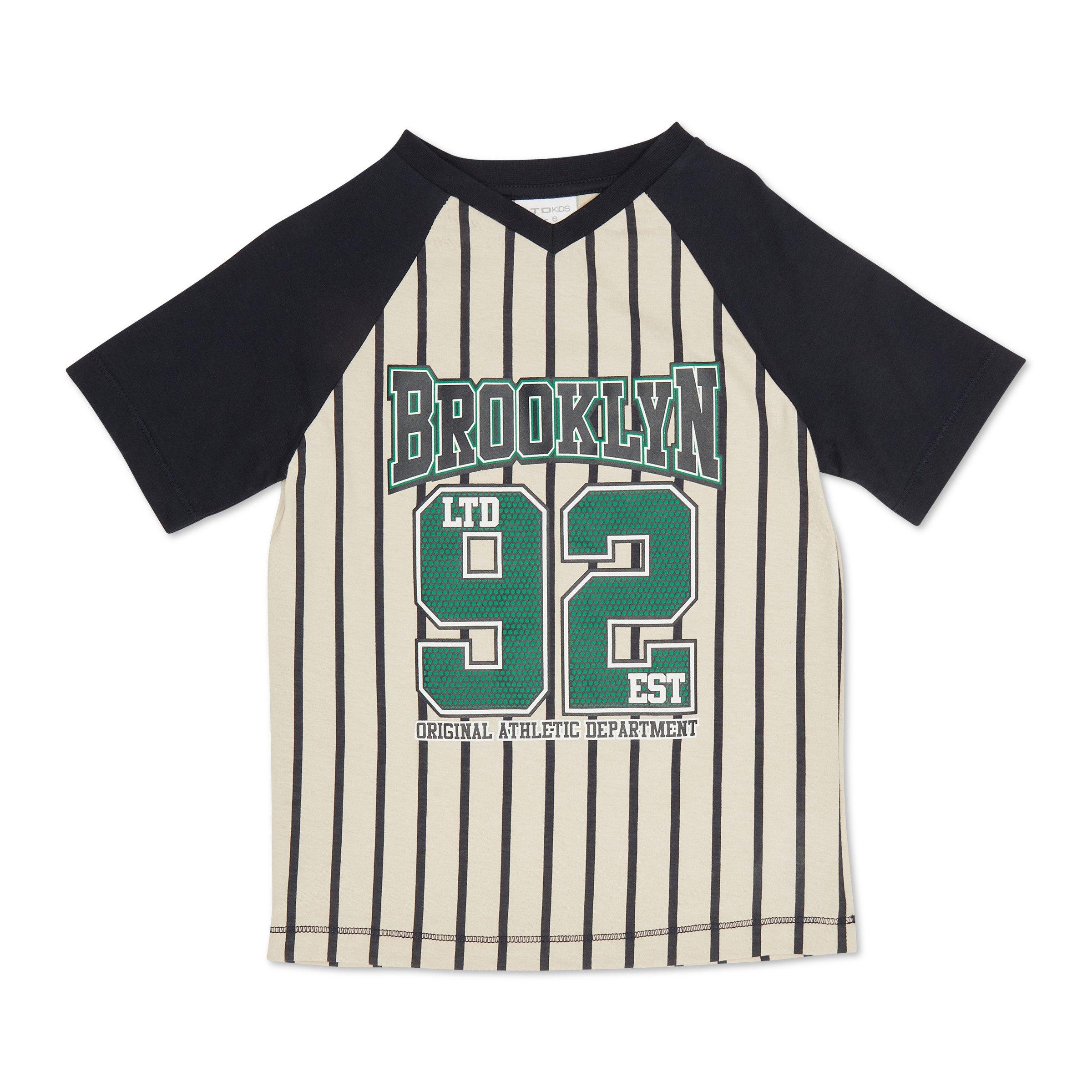 Beige Baseball Top main image 1