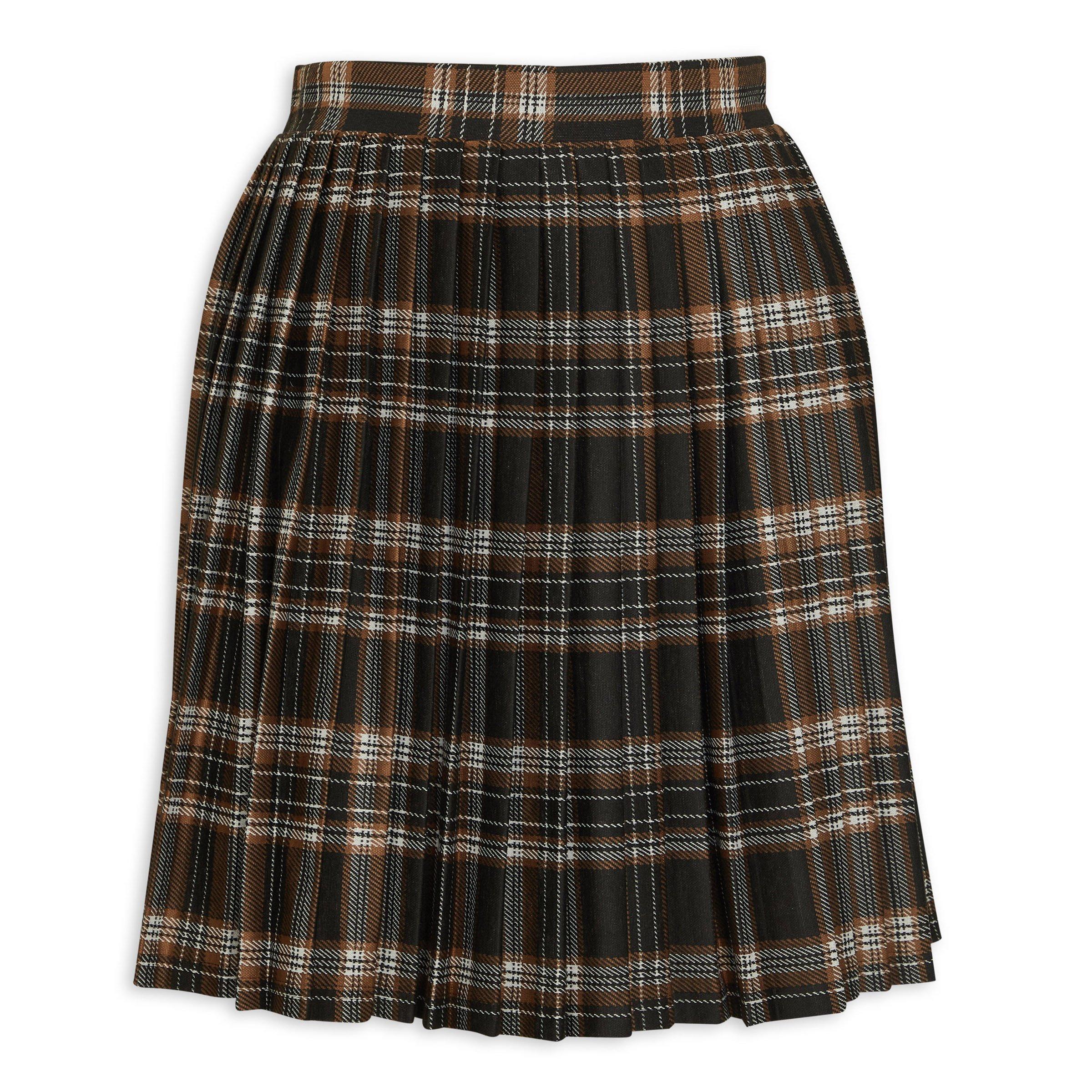 Brown Pleated Skirt (3157883) | Inwear