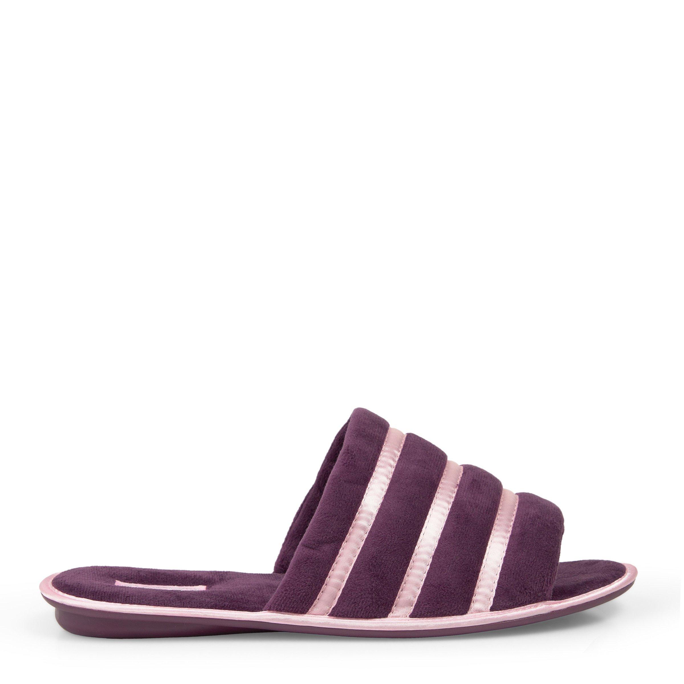 Purple Paisley Pattern Print Premium Home Slippers main image 1