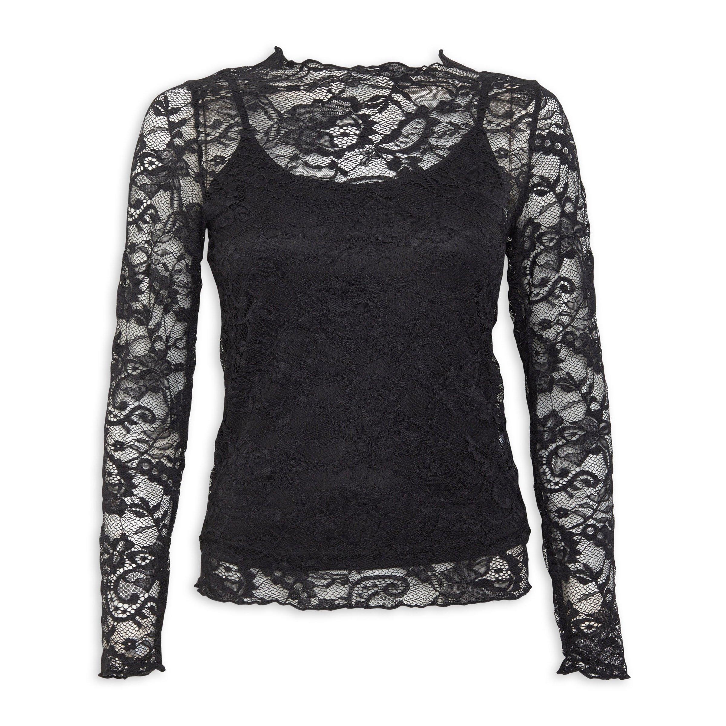 Black Lace Top (3158870) | Inwear