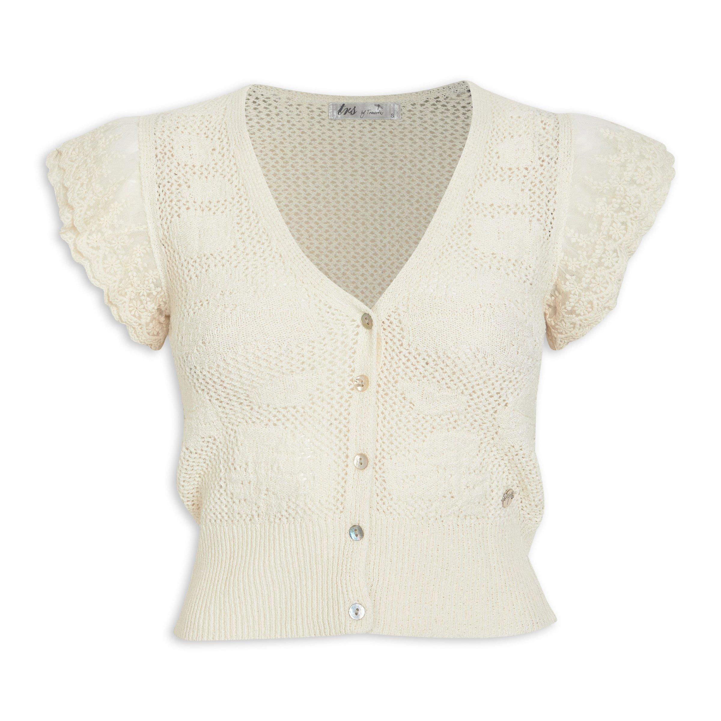 Objsaggia Re L S Knit Cardigan Seal Brown Detail Melange