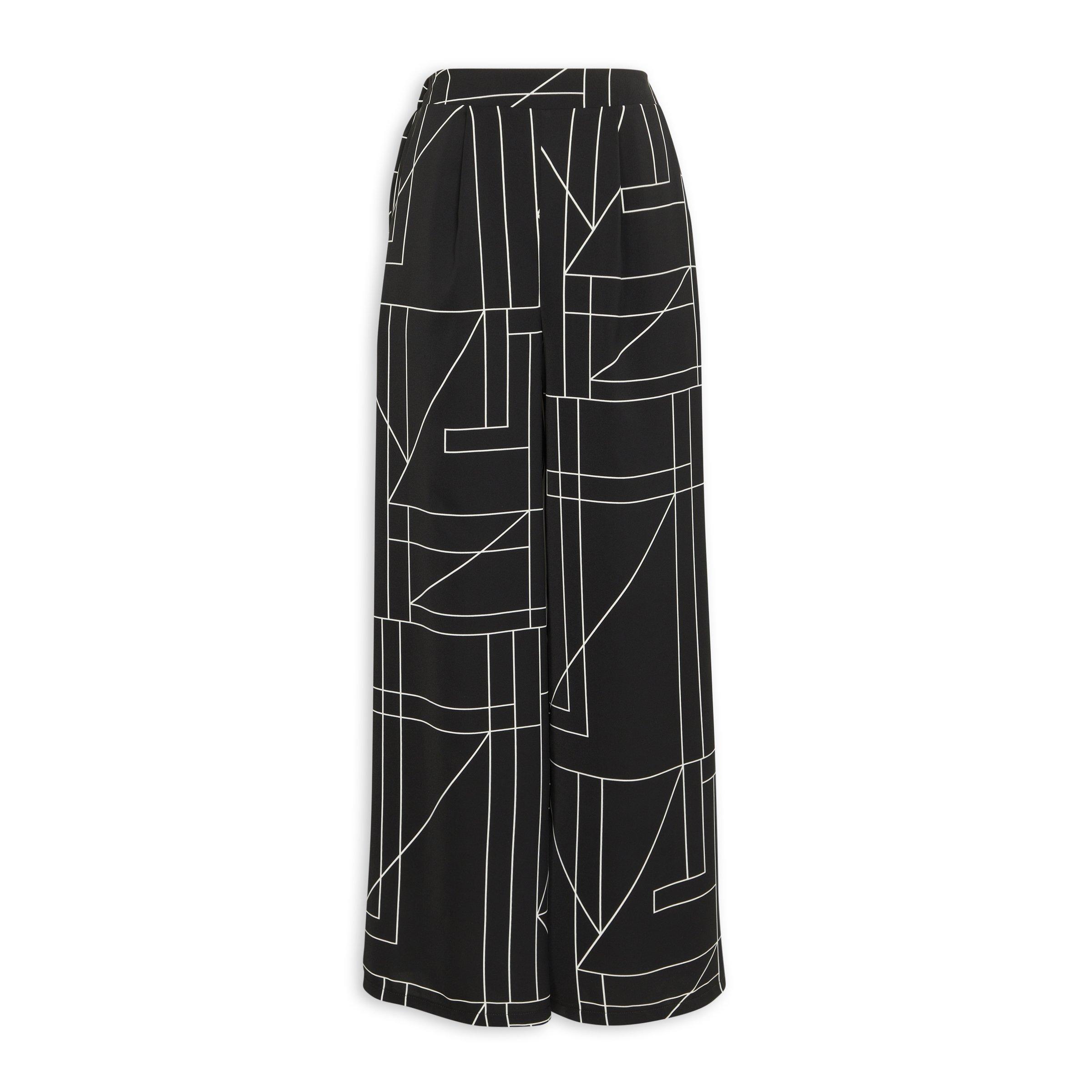 2920008 Black-Grey Printed Pants main image 0
