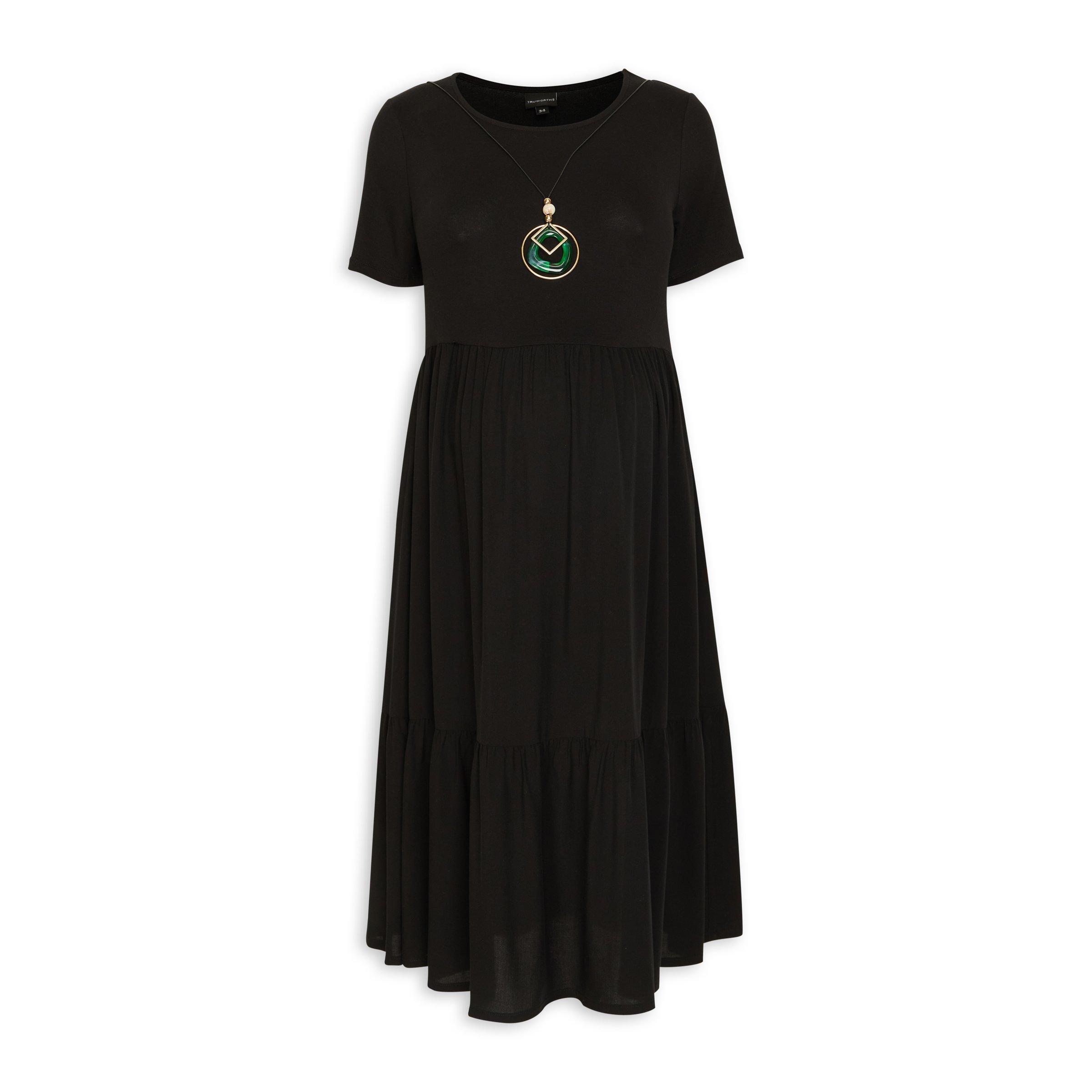 Black A-line Maternity Dress (3160115) | Truworths