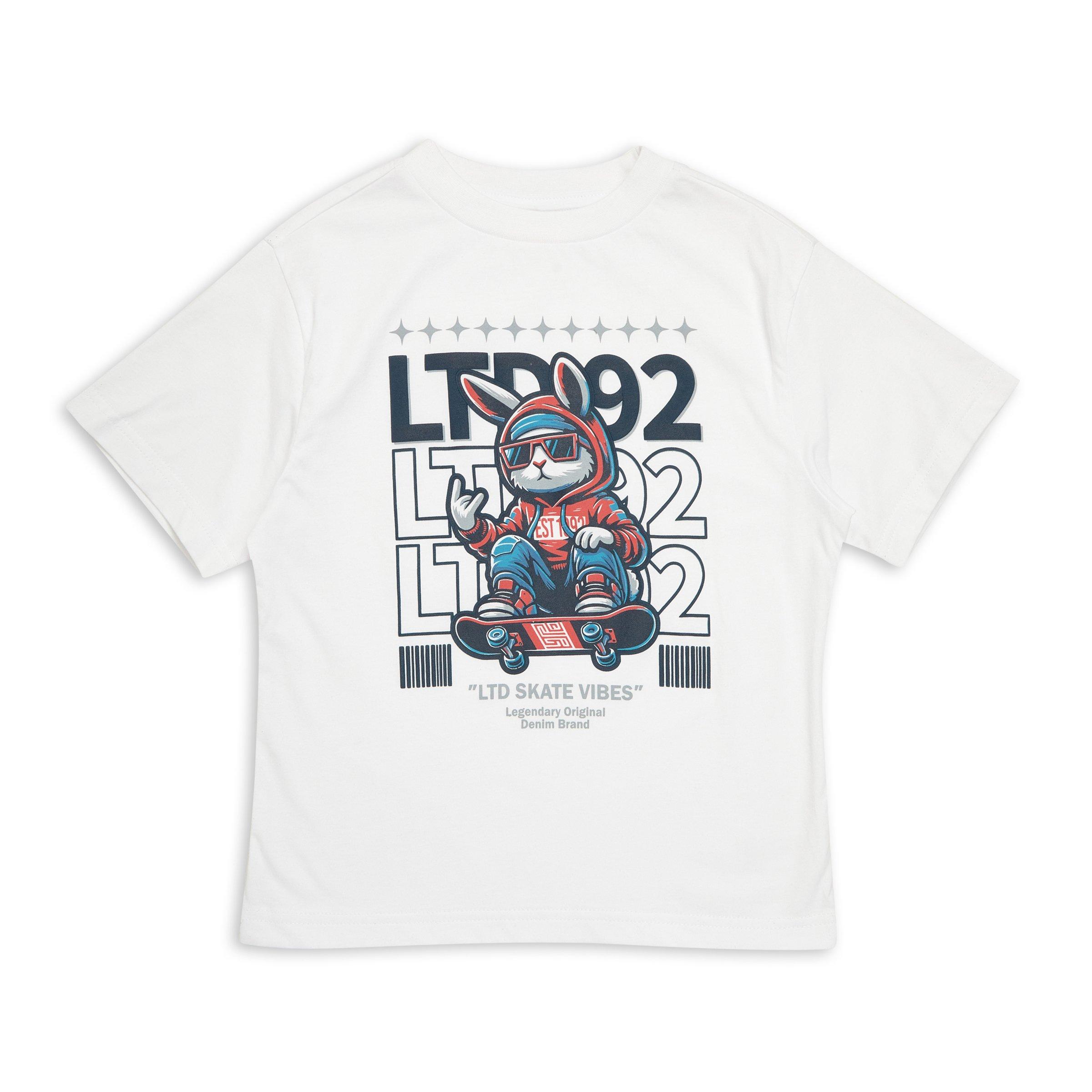 T-shirt Graphique Racing Save Alot 60 Blanc Taille L - Occasion Très Bon état, Style Vintage Casual