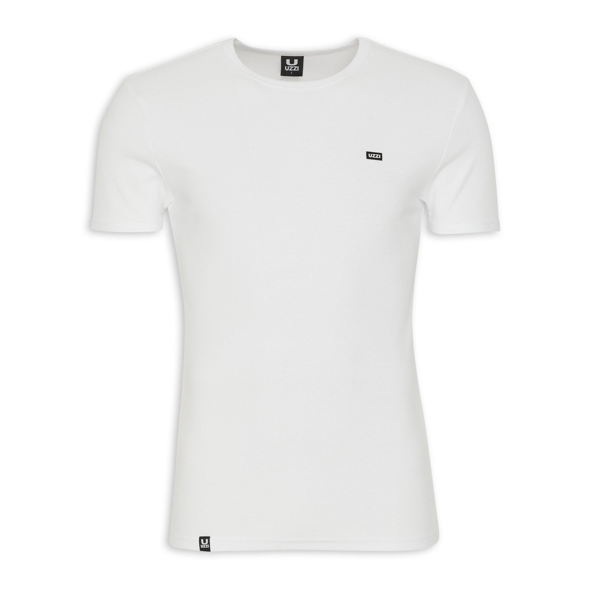 8168 White Crew Neck T-Shirt