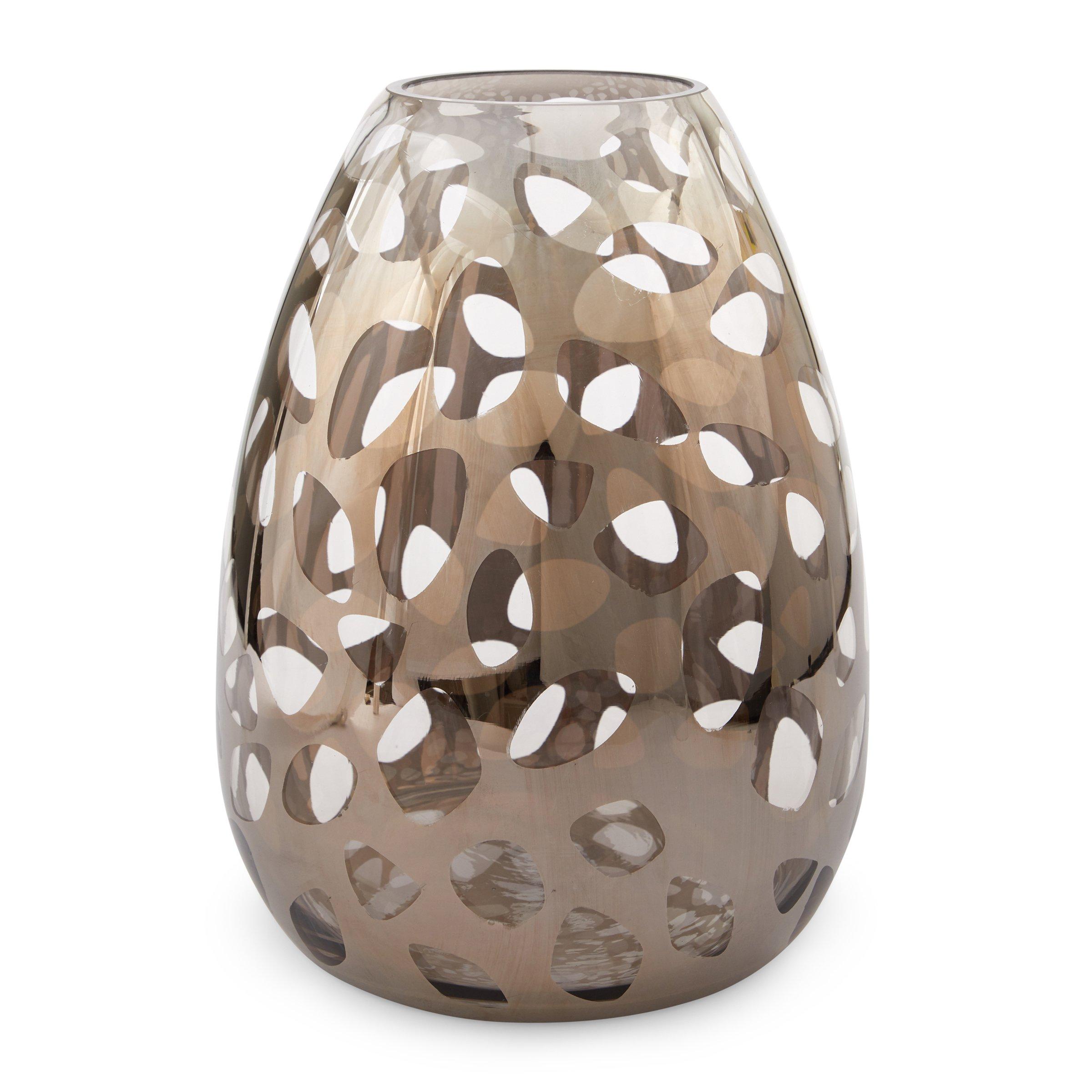 Silver Leopard Print Vase (3160989) | Loads of Living