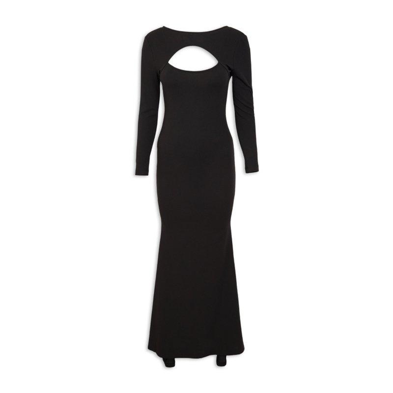 She’s back cutout dress - Black